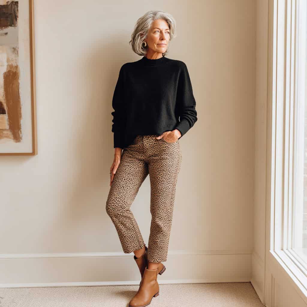 10 Best Jeans for Women Over 50 (That Actually Fit Right) 28 Leopard Print Jeans