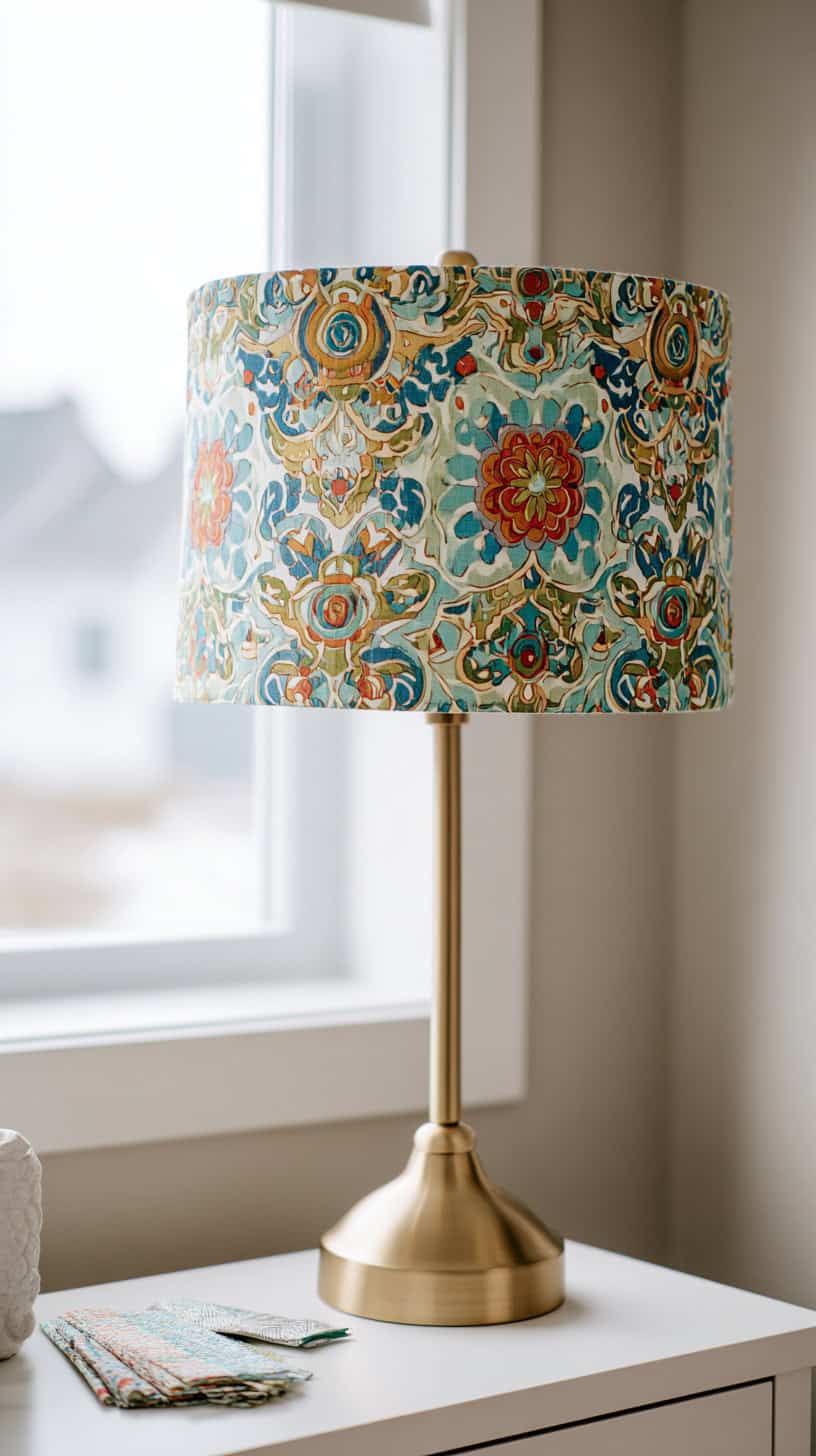 15 Budget Room Redecorating Ideas Under $200 40 Repurposed Fabric Lampshade