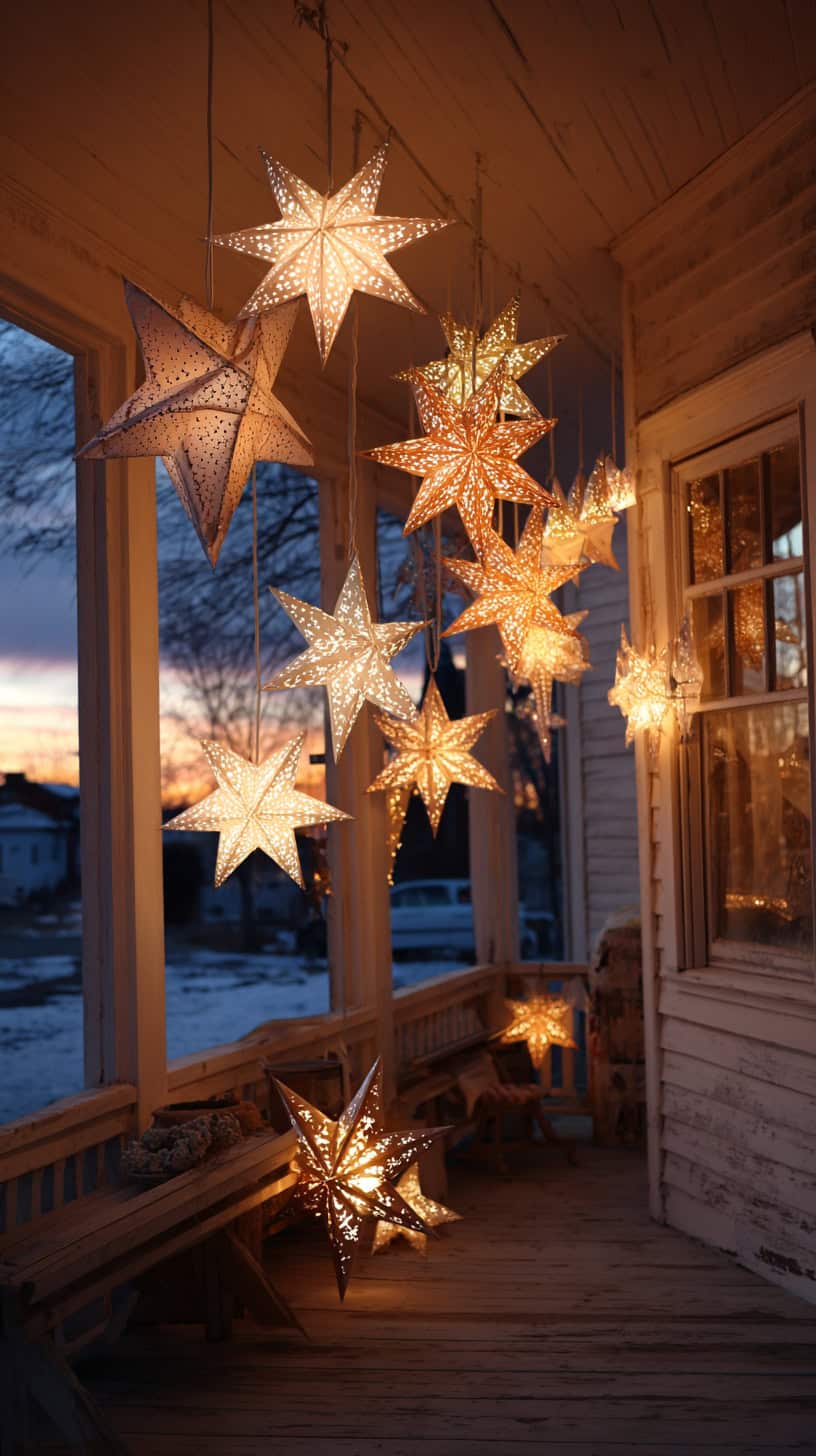15 Farmhouse Porch Decor Ideas for Late Winter 84 Star Luminaires