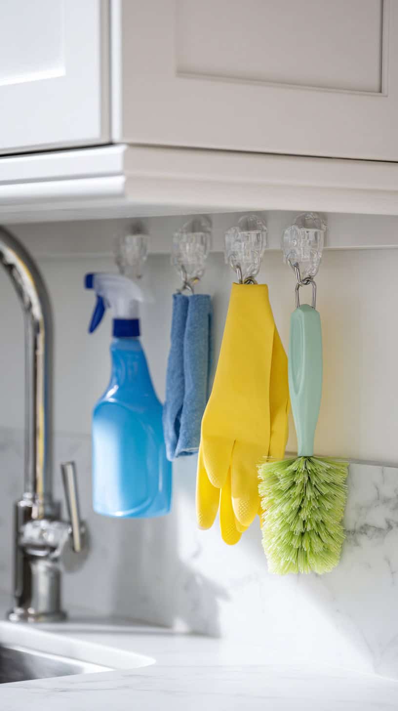 18 Under-Sink Storage Hacks for Busy Moms 96 Suction Cup Hooks