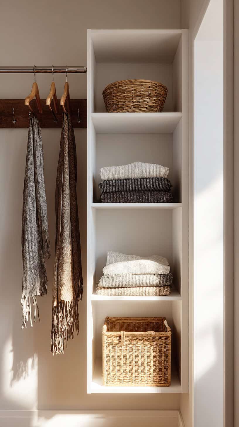 20 Small Closet Organization Ideas to Maximize Space 108 Wall-Mounted Unit for Extra Storage