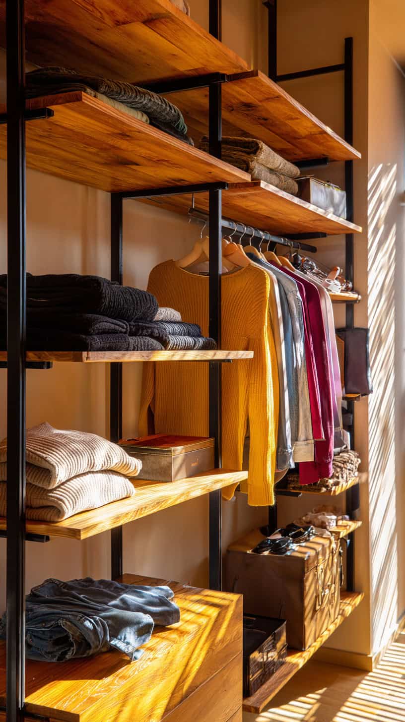 20 Small Closet Organization Ideas to Maximize Space 120 Wood and Metal Shelving Systems
