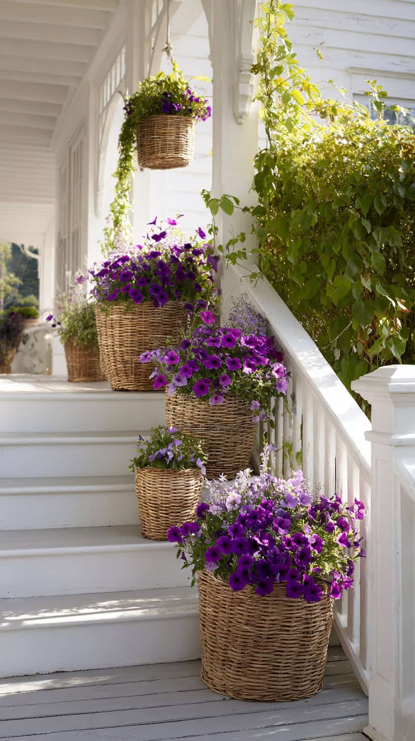 Woven Flower Baskets