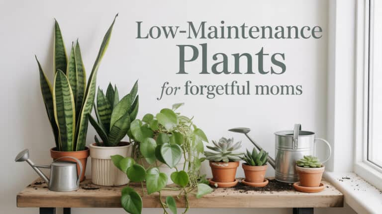 Low-Maintenance Plants for Forgetful Moms