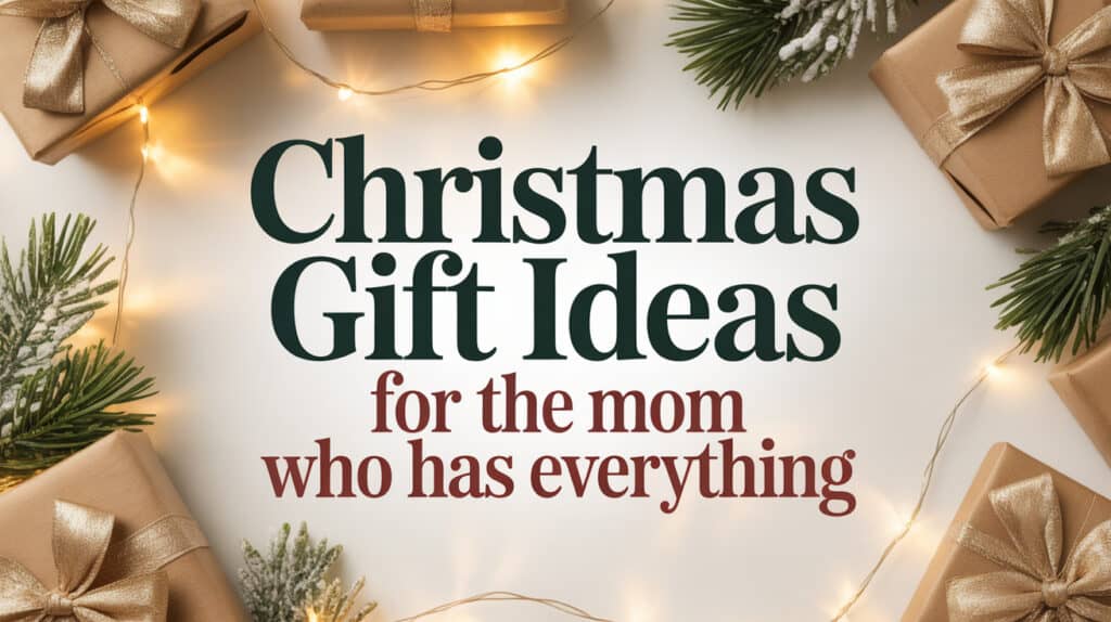 Christmas Gift Ideas for the Mom Who Has Everything