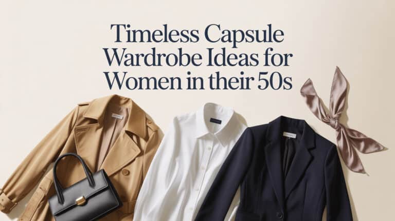Timeless Capsule Wardrobe Ideas for Women in Their 50s