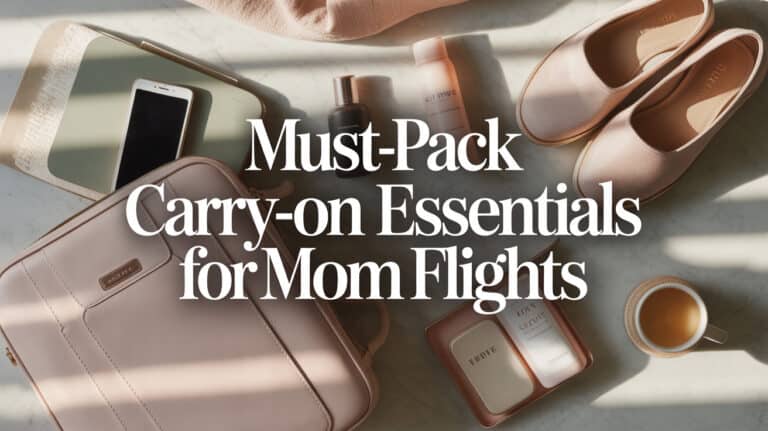 Must-Pack Carry-On Essentials for Mom Flights