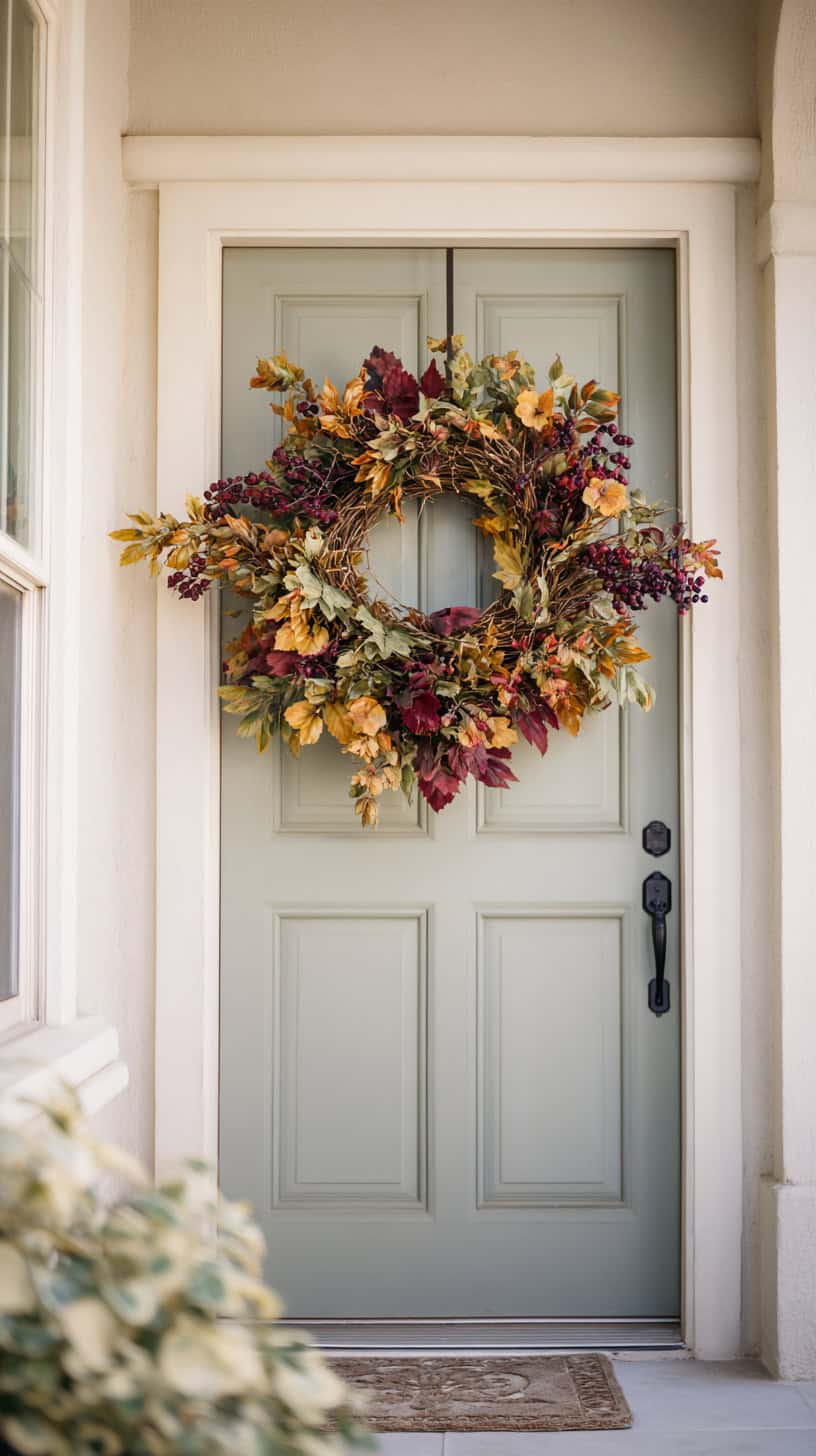 Autumn Wreath Front Door
