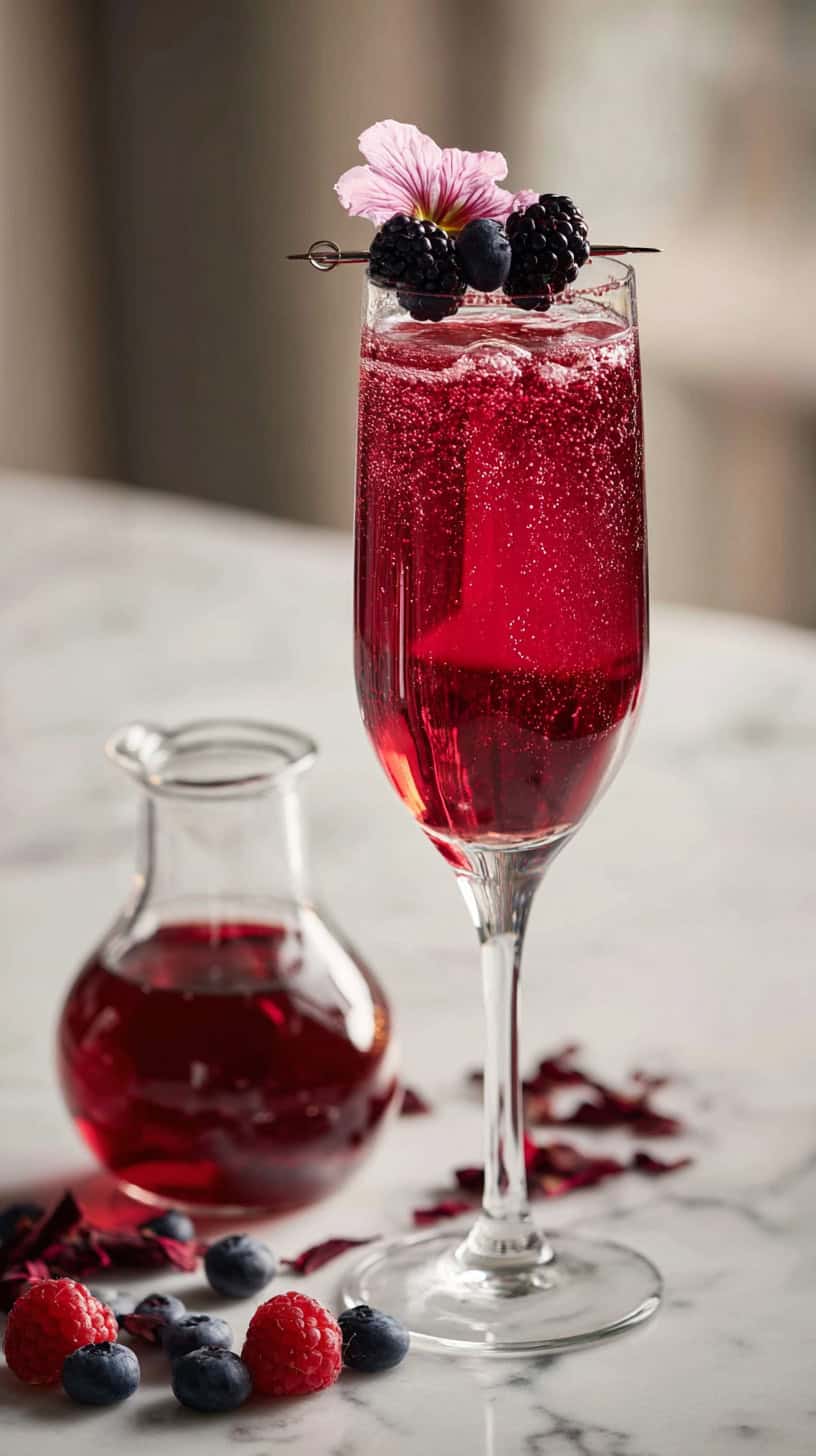 Berry Hibiscus Spritz