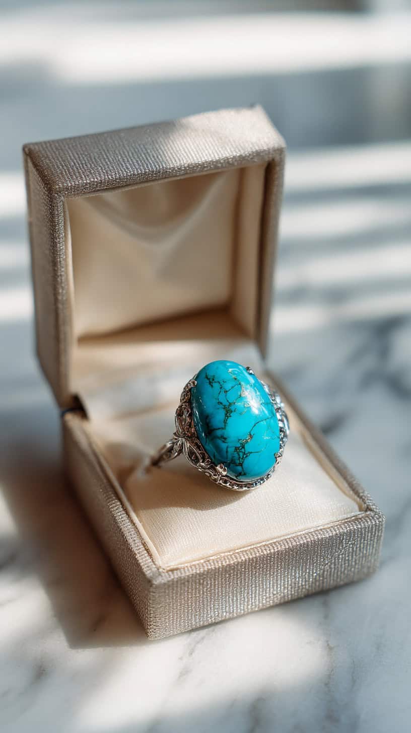 Bold Turquoise Statement Rings