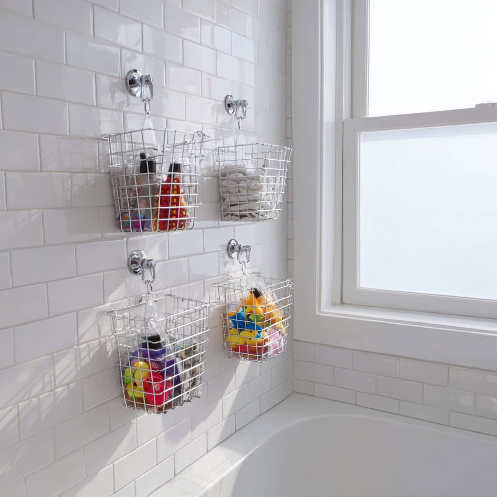 Compact Tension Rod Organizer