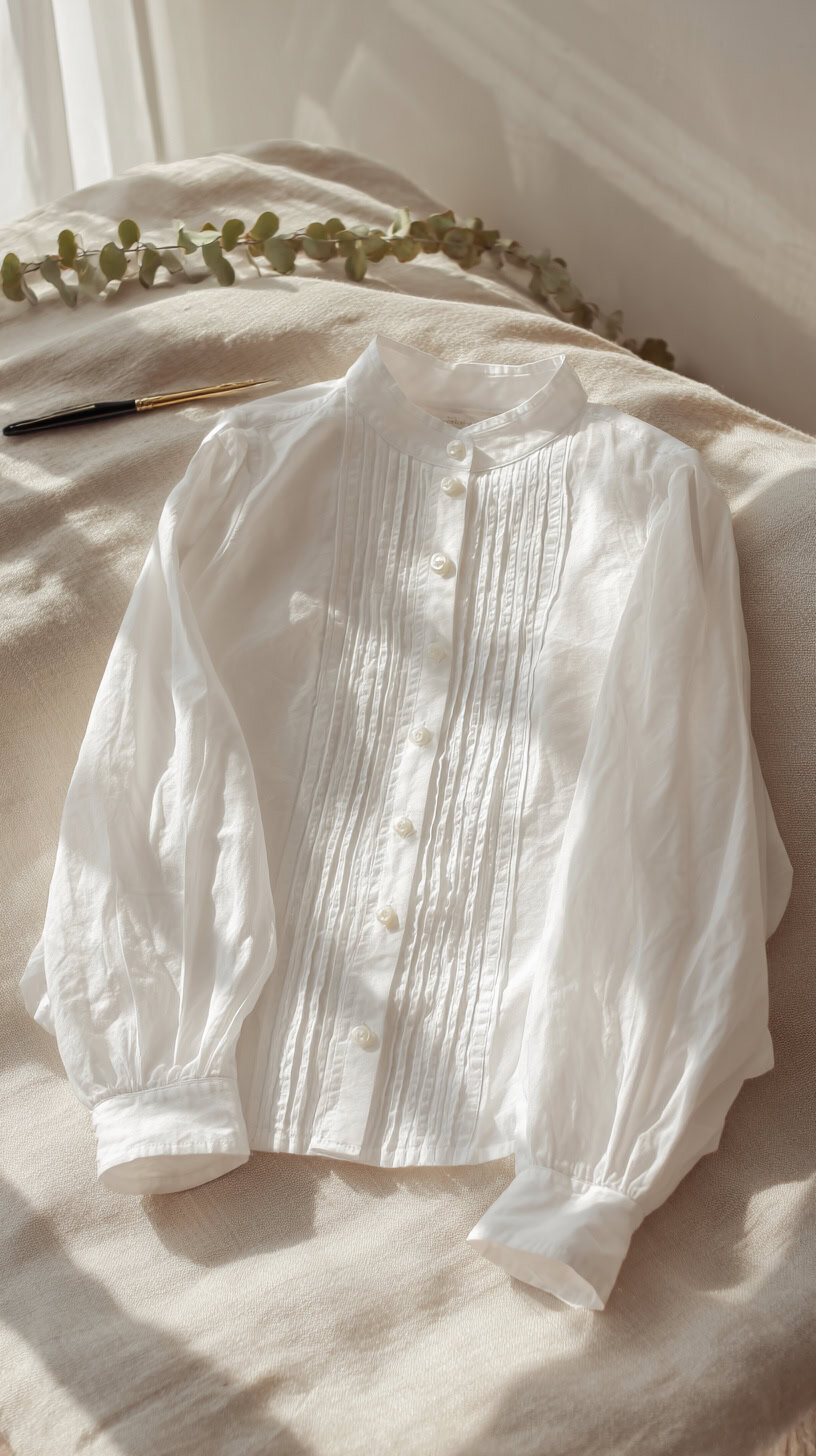 Crisp White Blouse