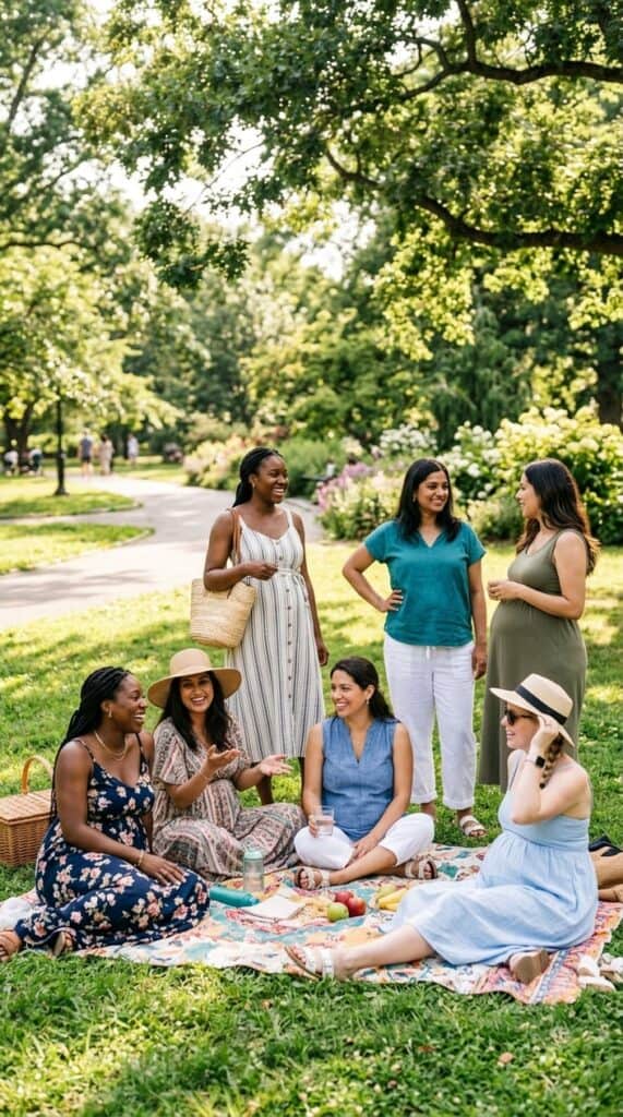 15 Pregnancy Outfits for a Summer That Suddenly Feels Twice as Hot