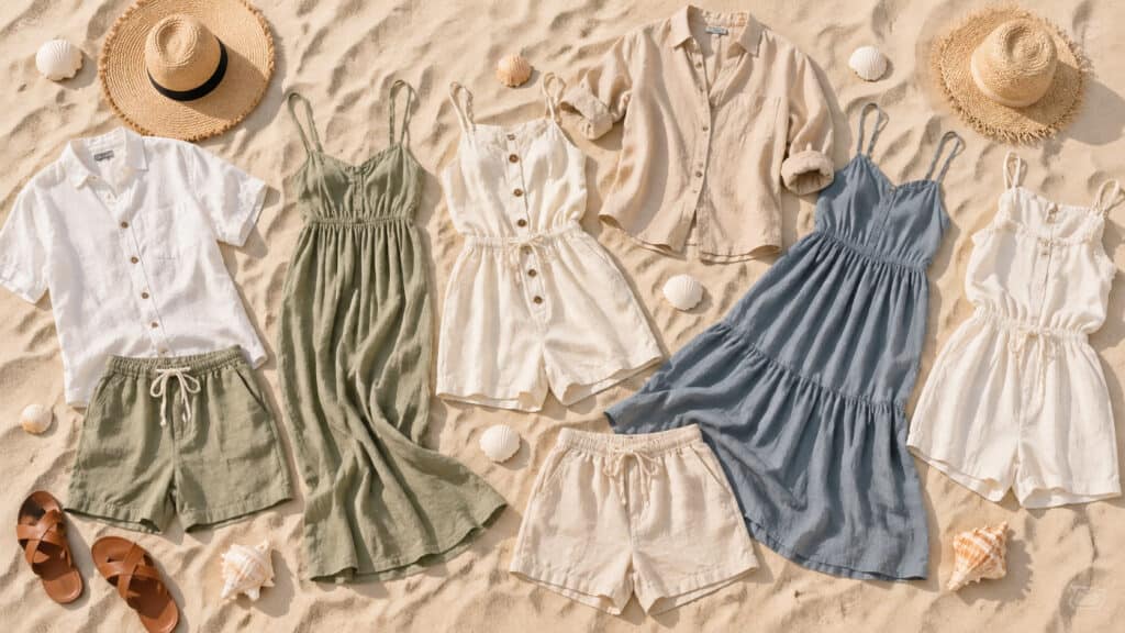 17 Family Beach Picture Outfits That Coordinate Without Screaming ‘Photo Shoot’