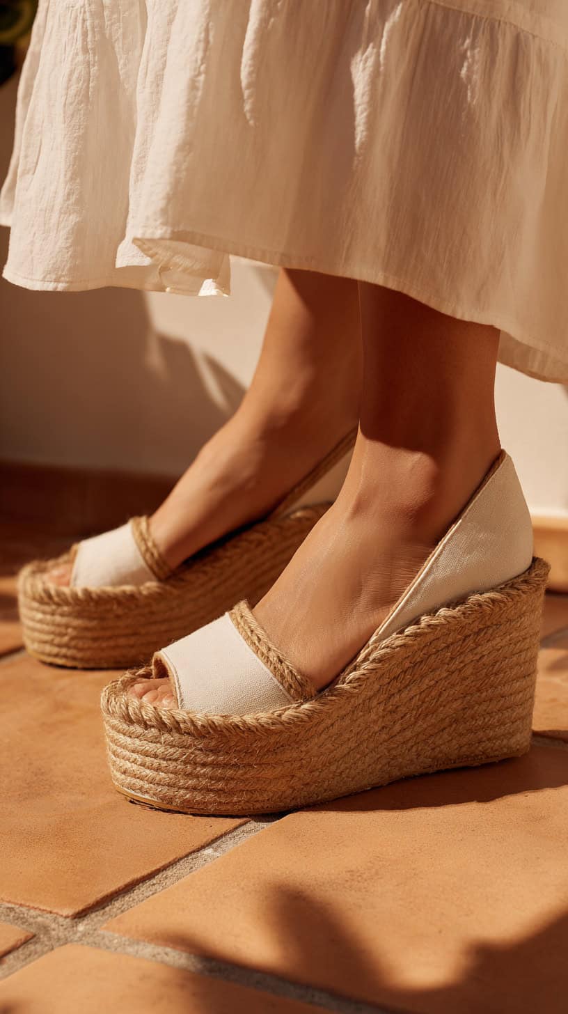 Gel-Padded Espadrilles