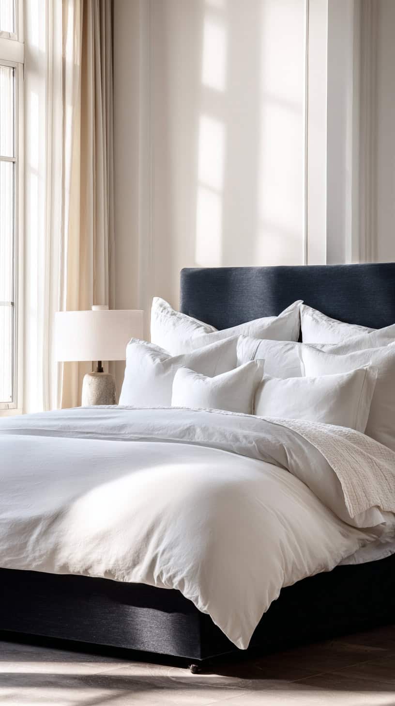 Luxury King Bed Setup