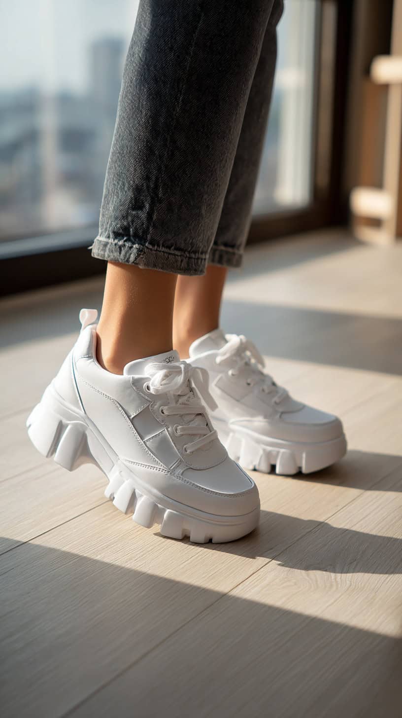 Orthotic Platform Sneakers