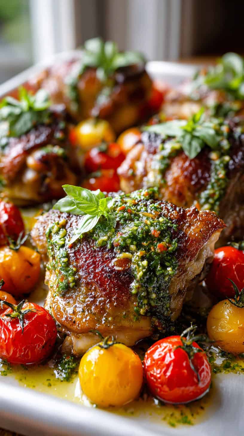 Pesto Tomato Chicken