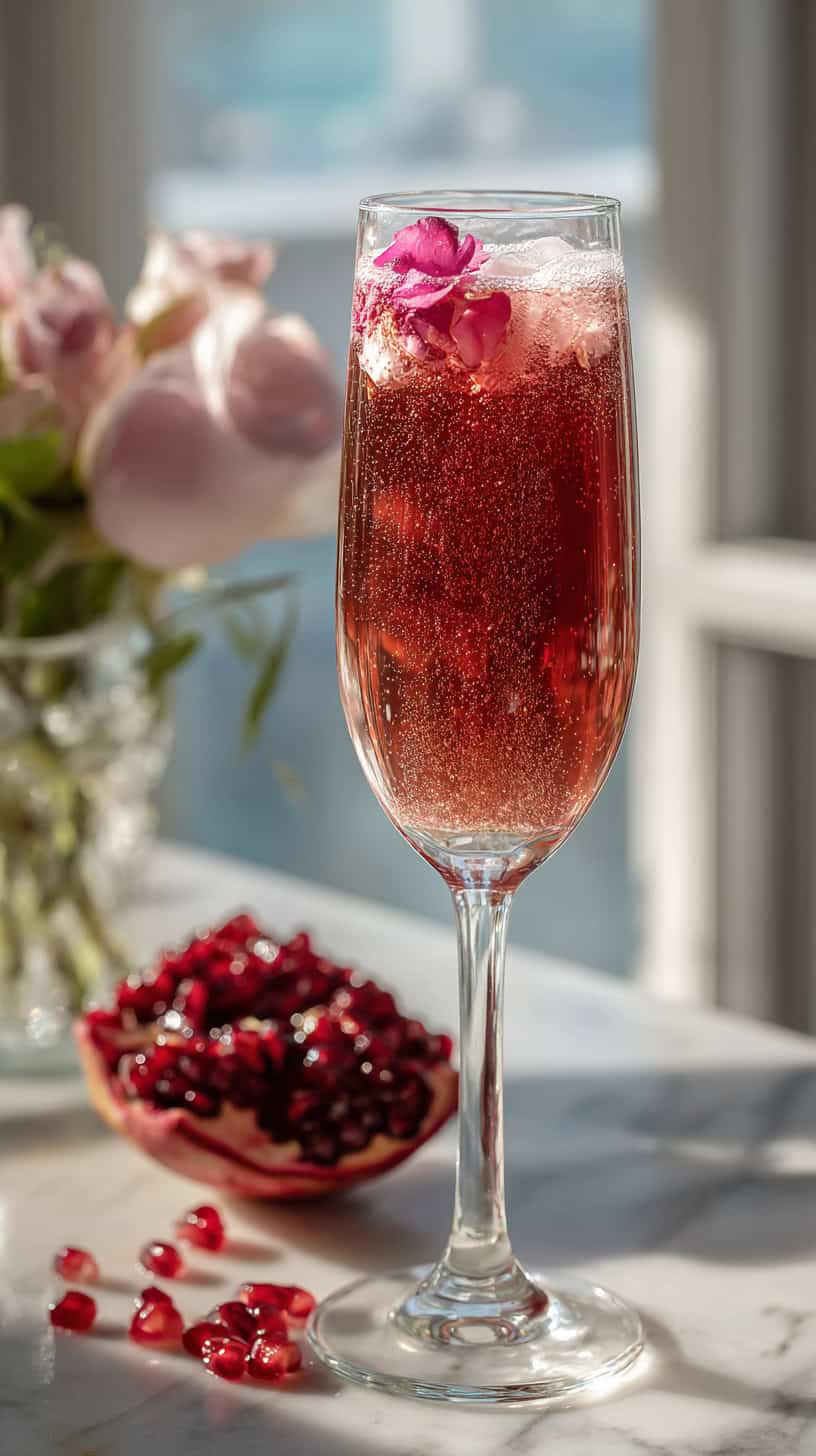 Pomegranate Rose Spritzer