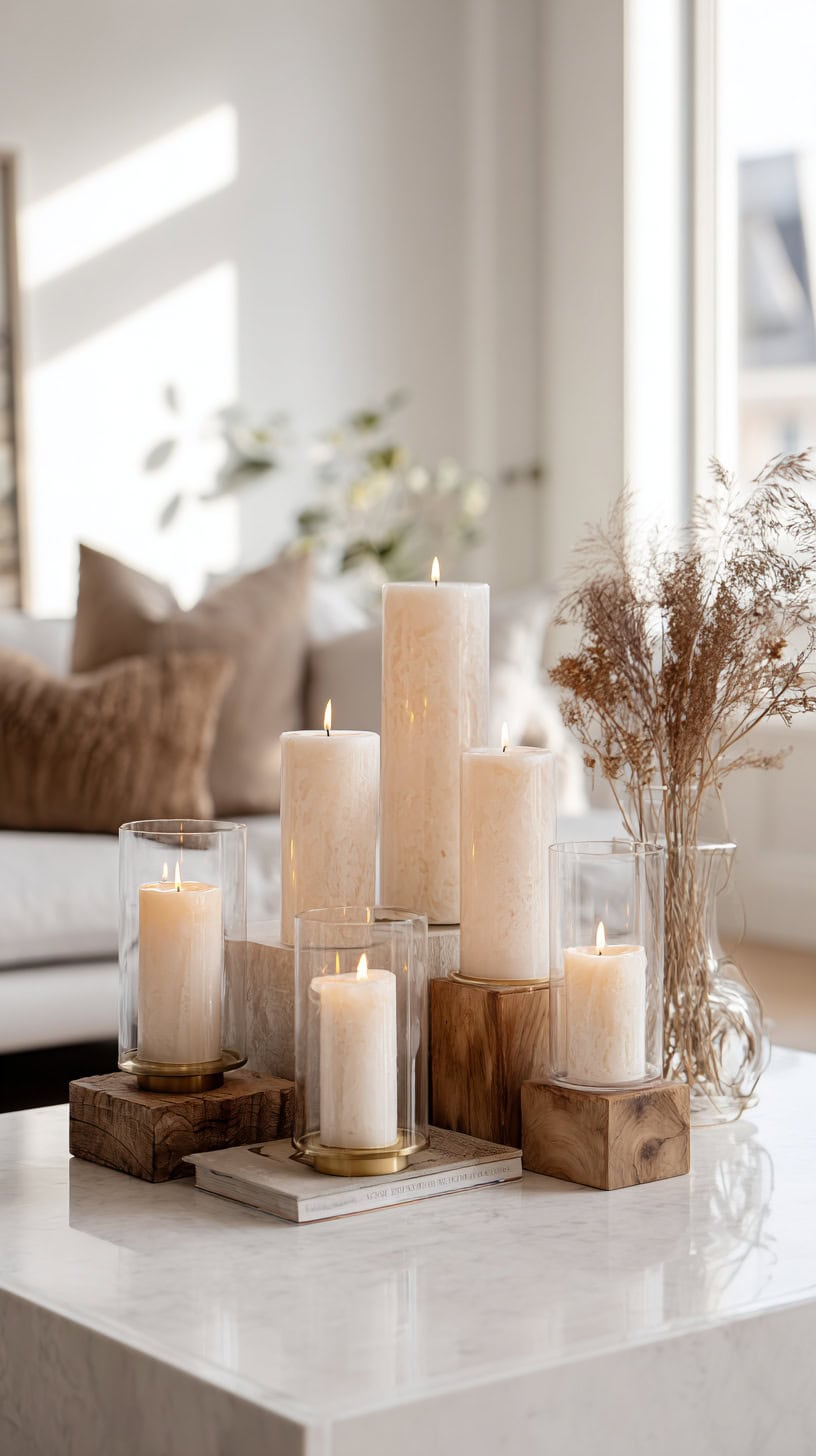 Pumpkin Pillar Candles