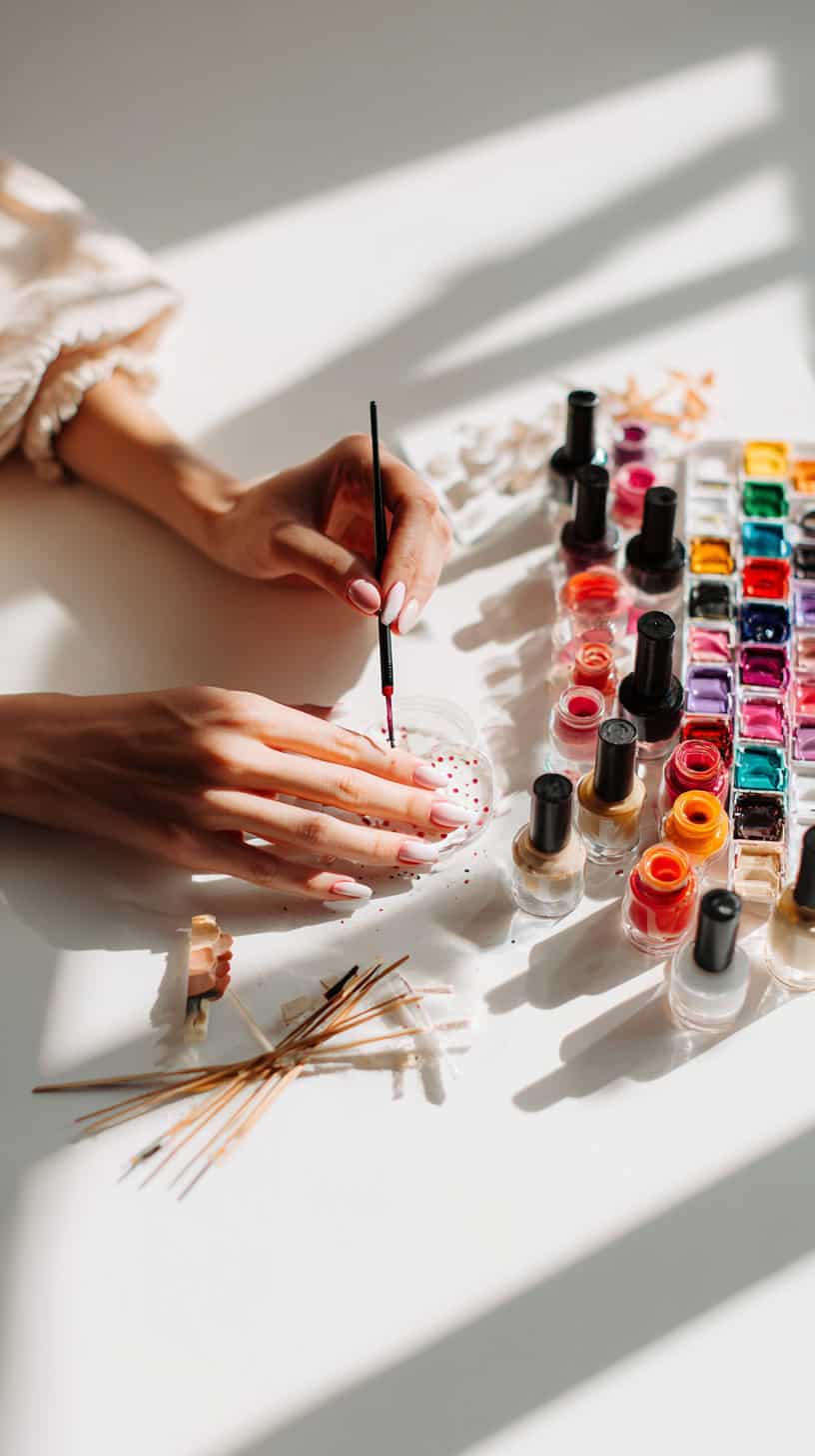 Simple Nail Art Experiment