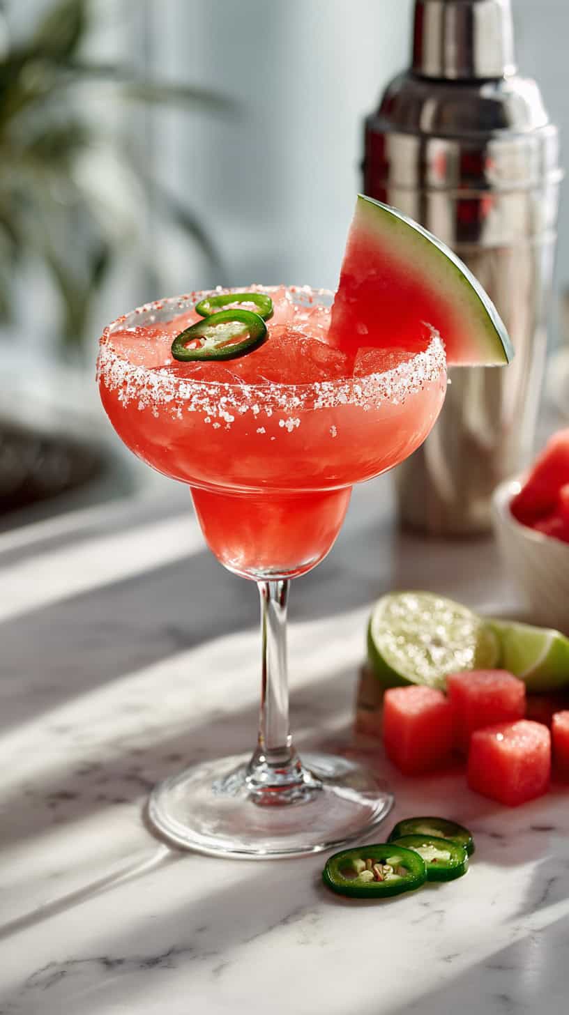 Spicy Watermelon Margarita