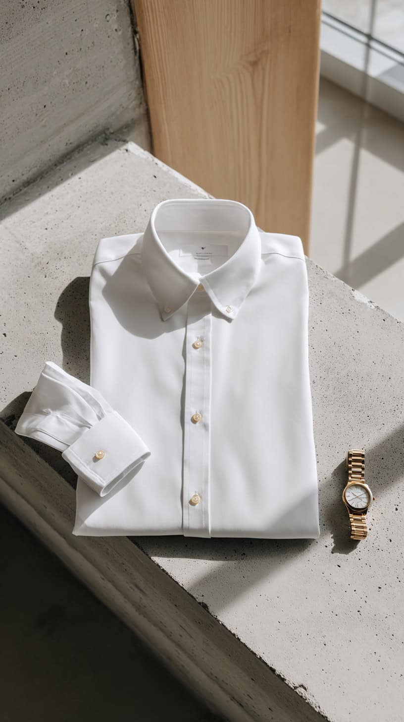 Structured Button-Down Shirt