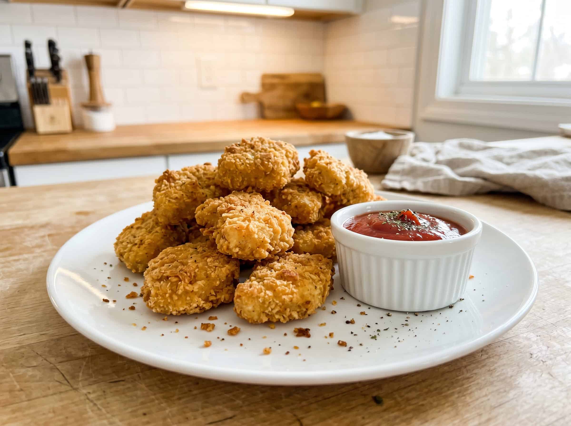 Crispy Baked Chicken Nuggets