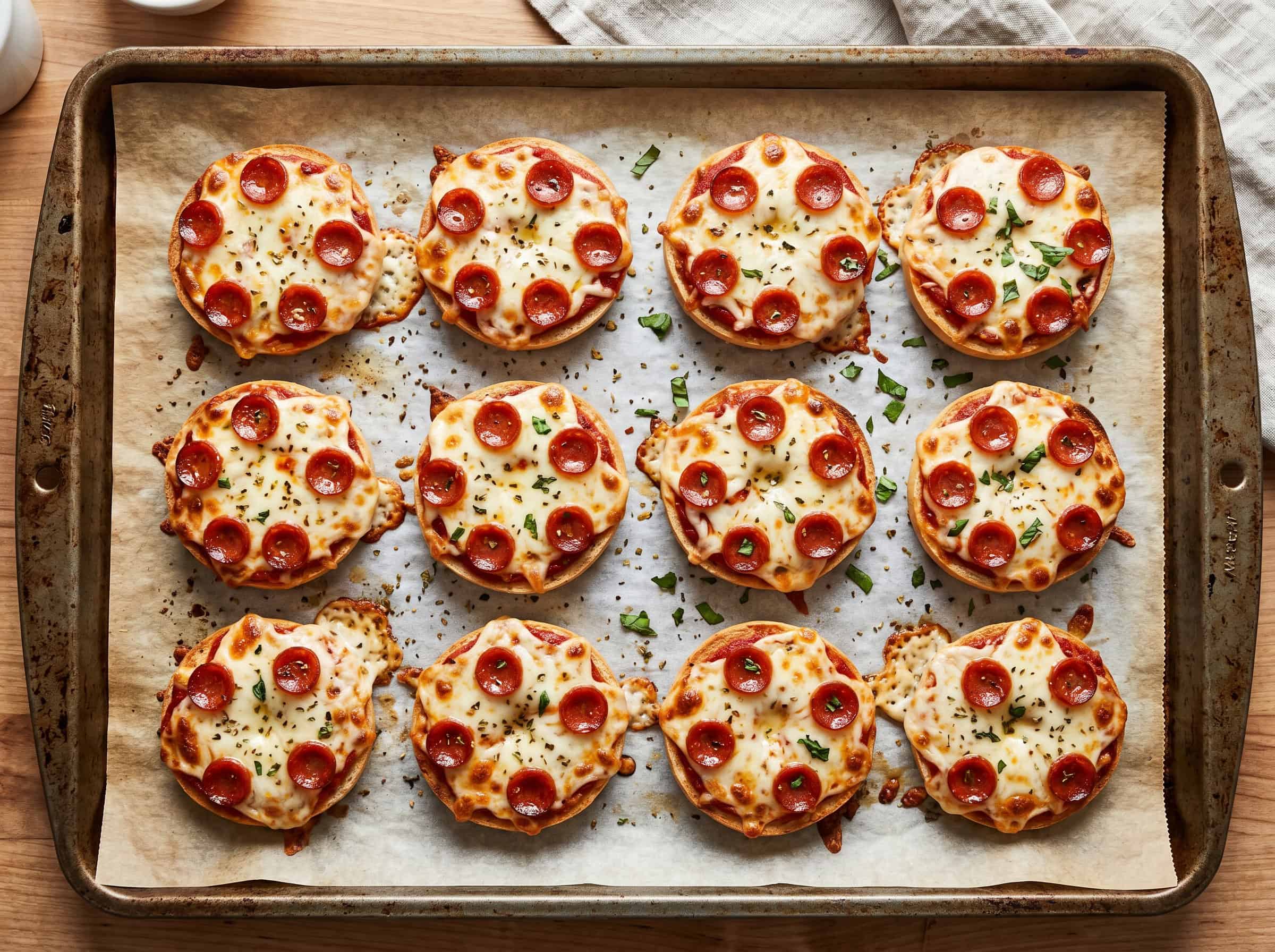 Mini Pizza Bagels