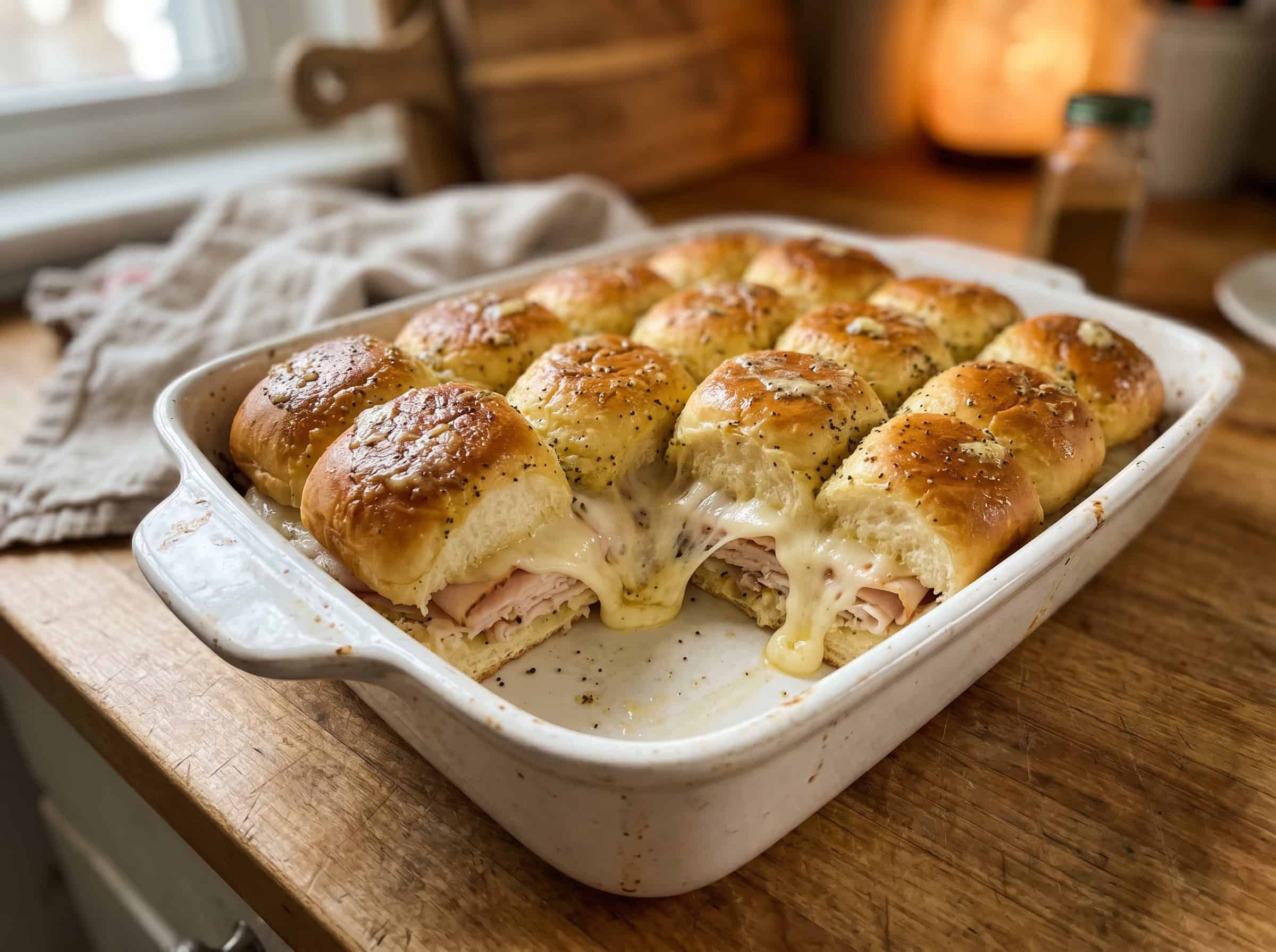 Turkey and Cheese Sliders