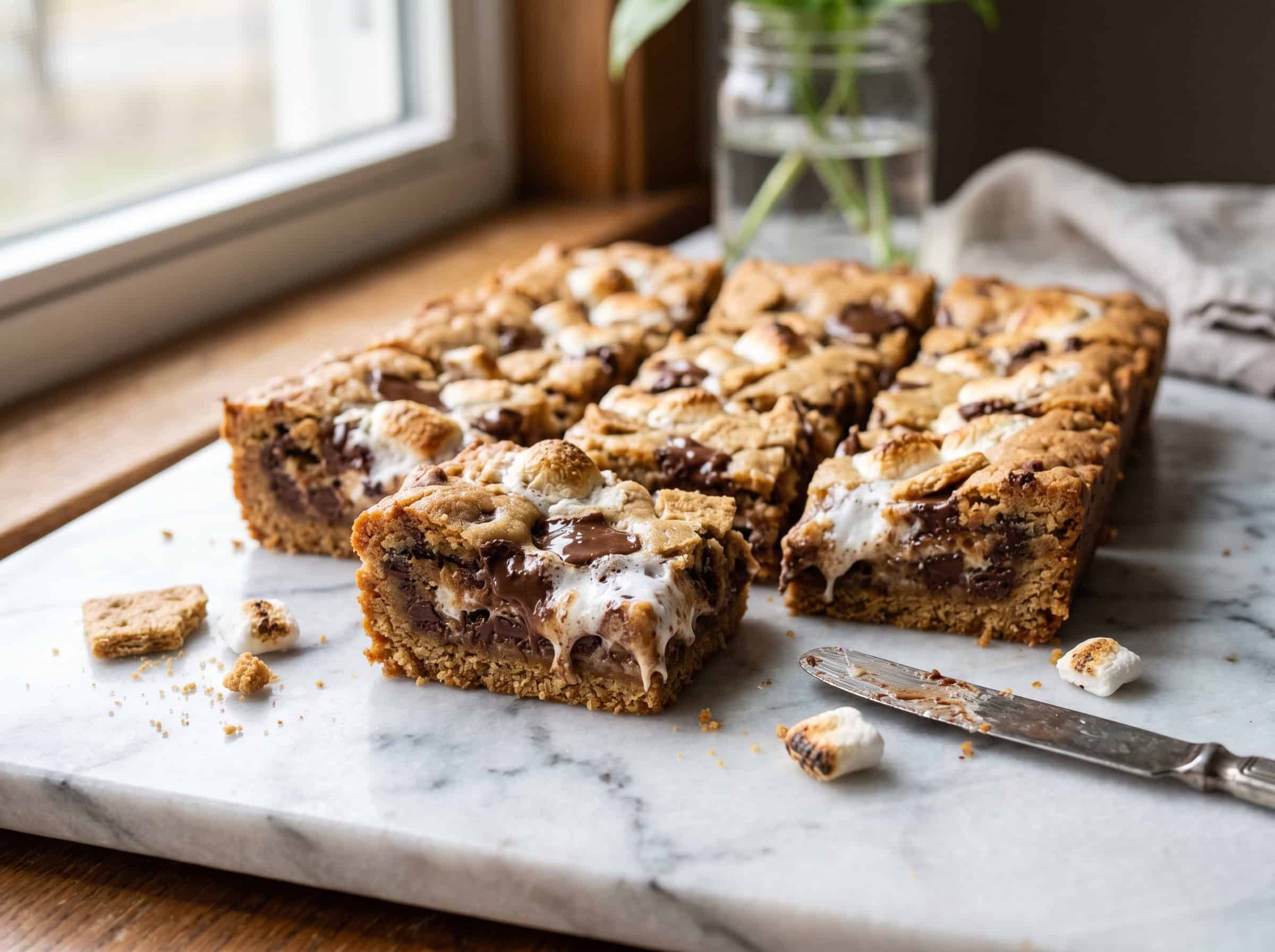 S'mores Cookie Bars