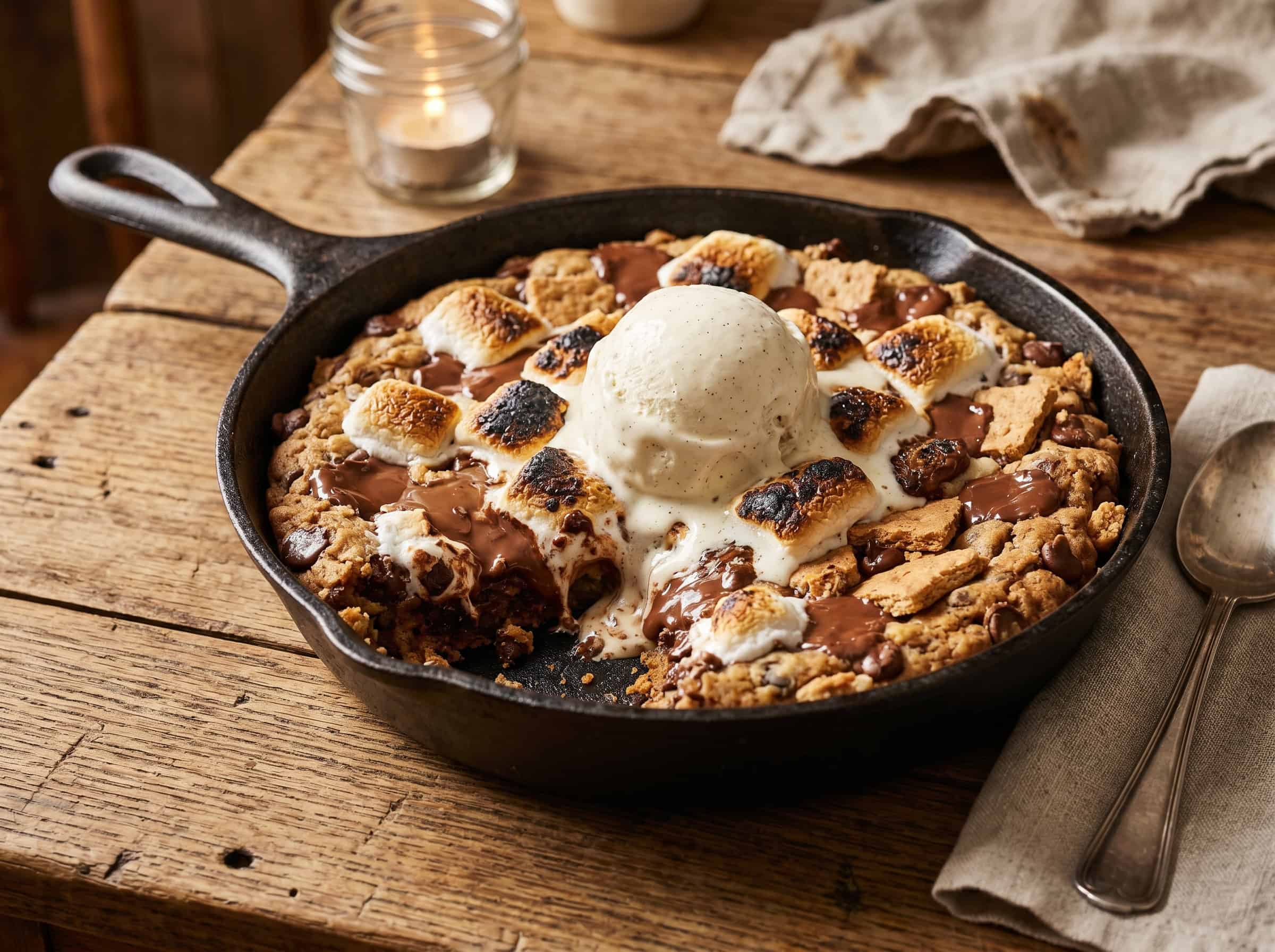 S'mores Skillet Cookie