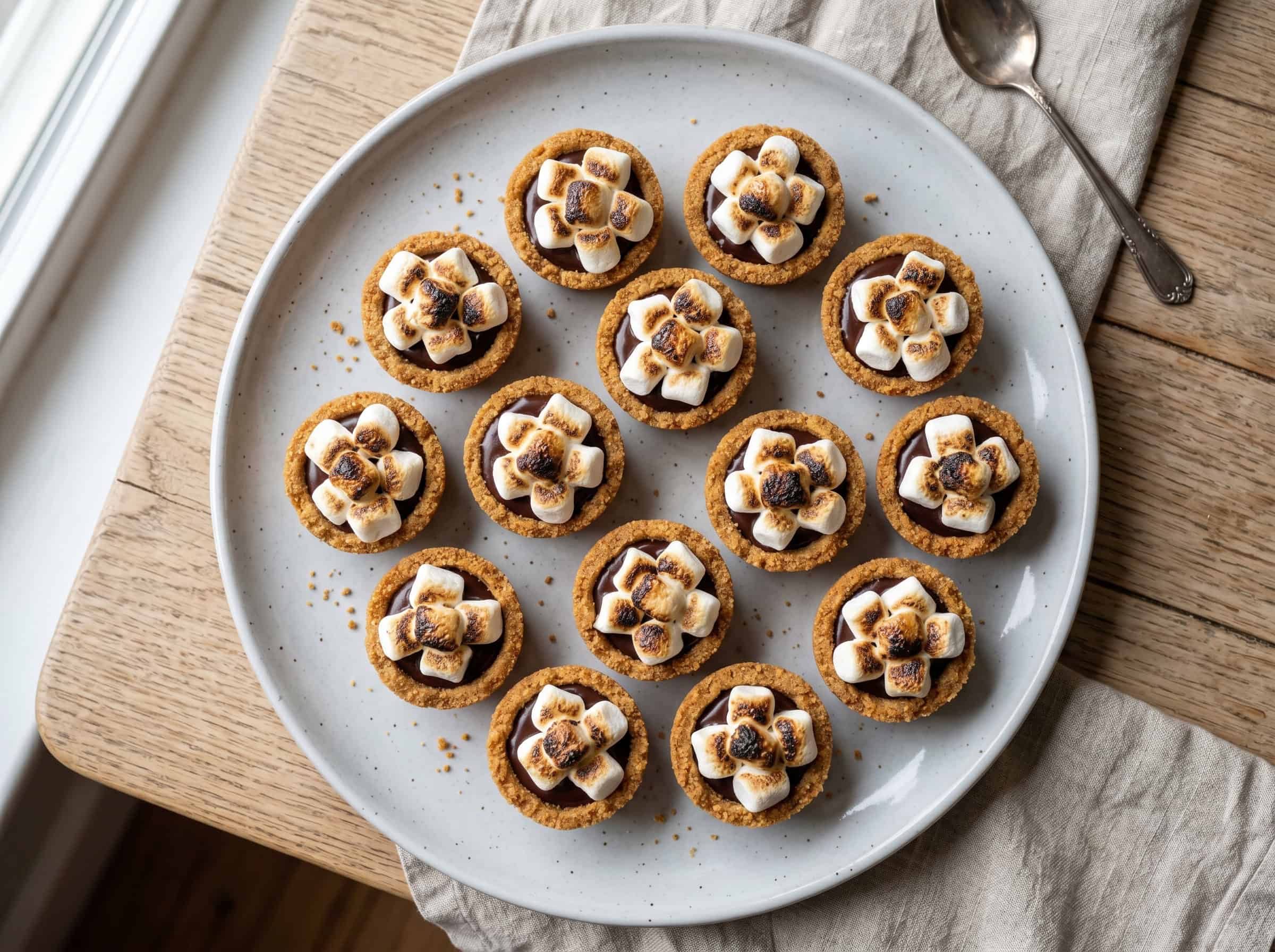 S'mores Graham Cracker Cookie Cups