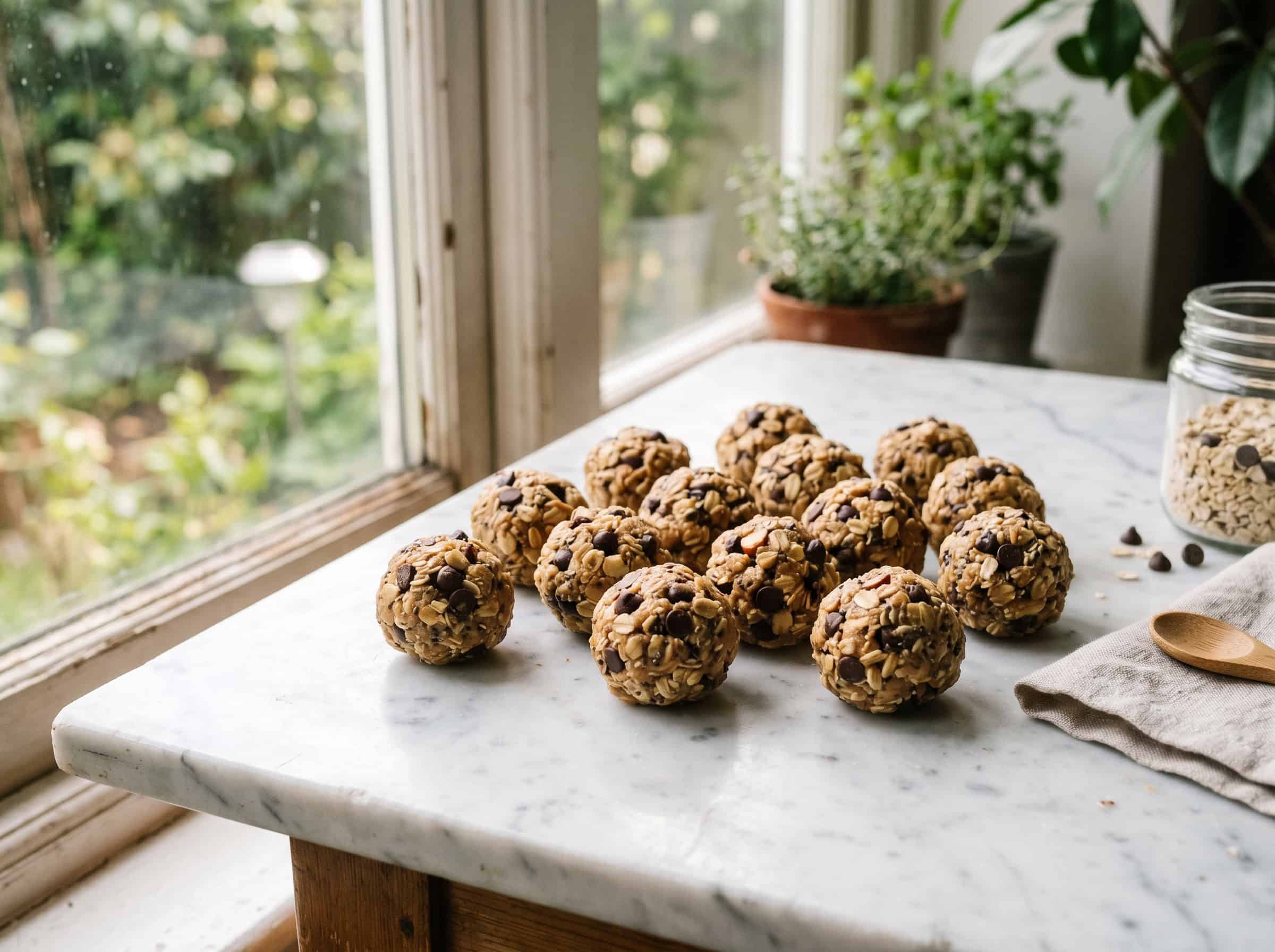 No-Bake Peanut Butter Oat Energy Balls