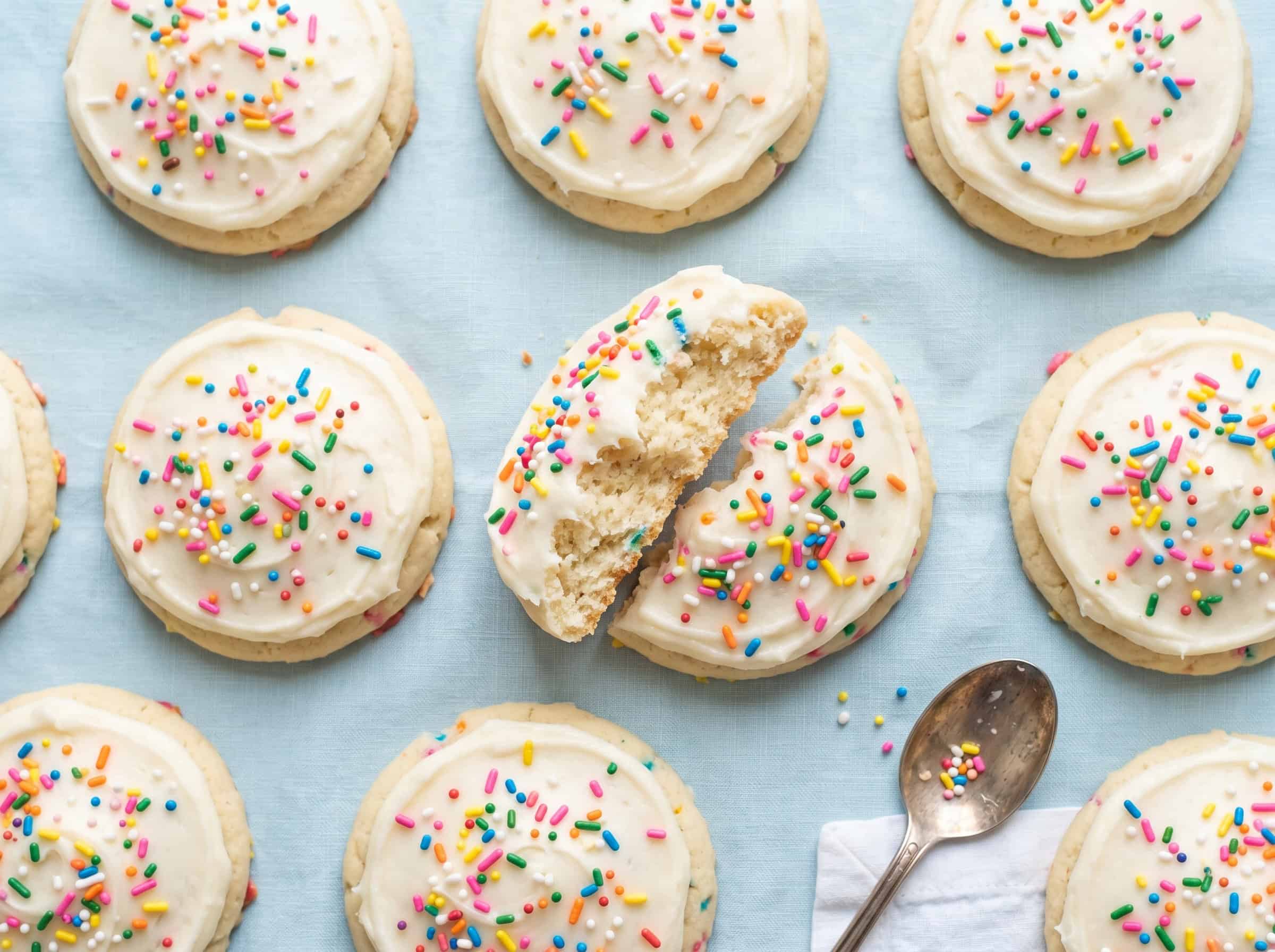 Soft Frosted Sugar Cookies