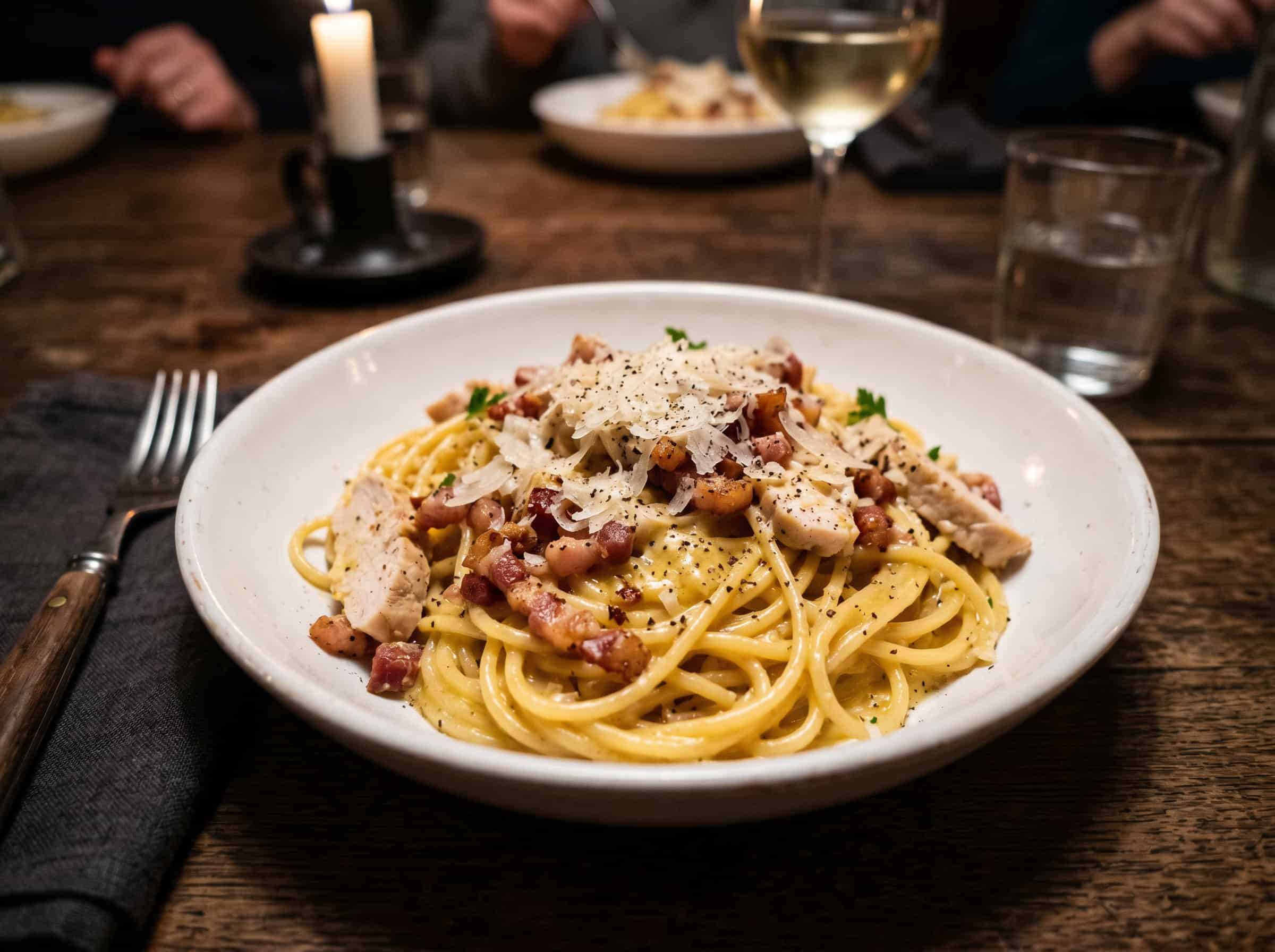 Chicken Bacon Carbonara