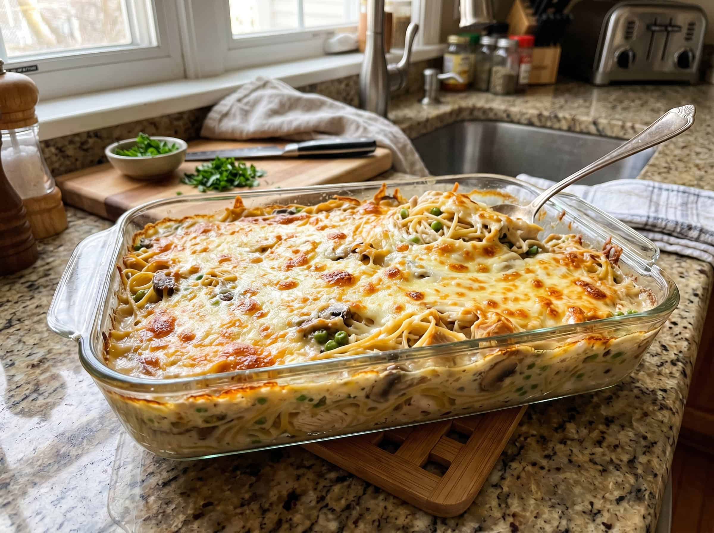 Chicken Tetrazzini Casserole