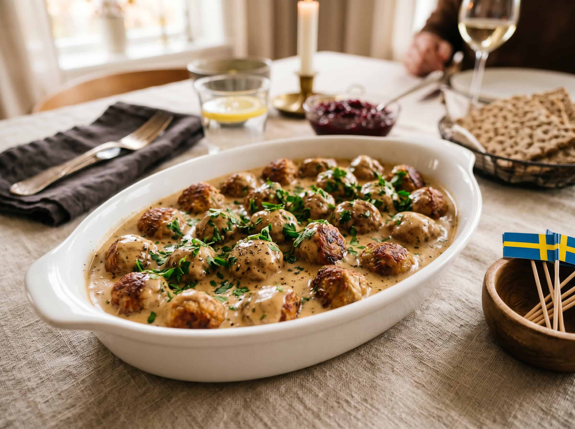 Swedish Meatballs with Creamy Gravy
