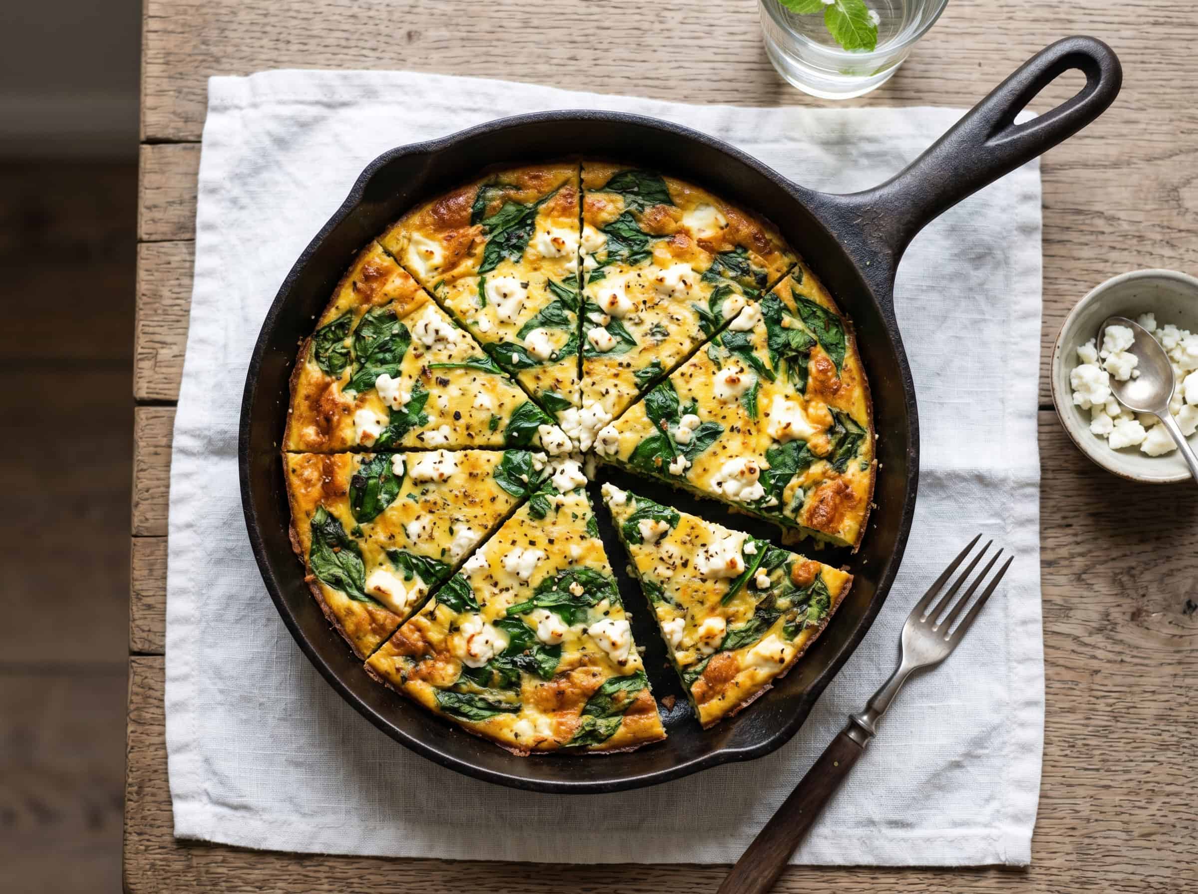 Spinach and Feta Frittata