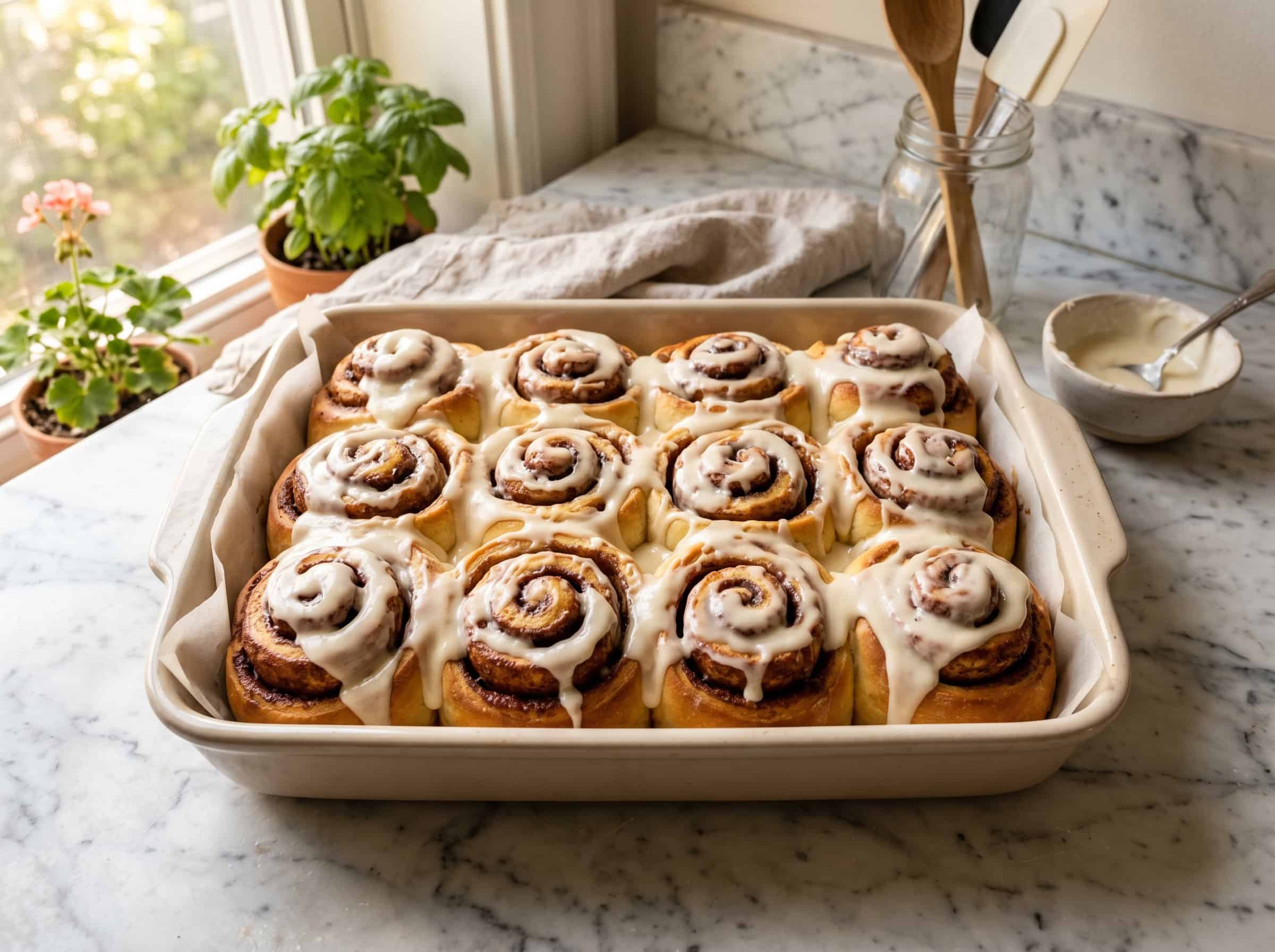 Overnight Cinnamon Rolls with Cream Cheese Icing