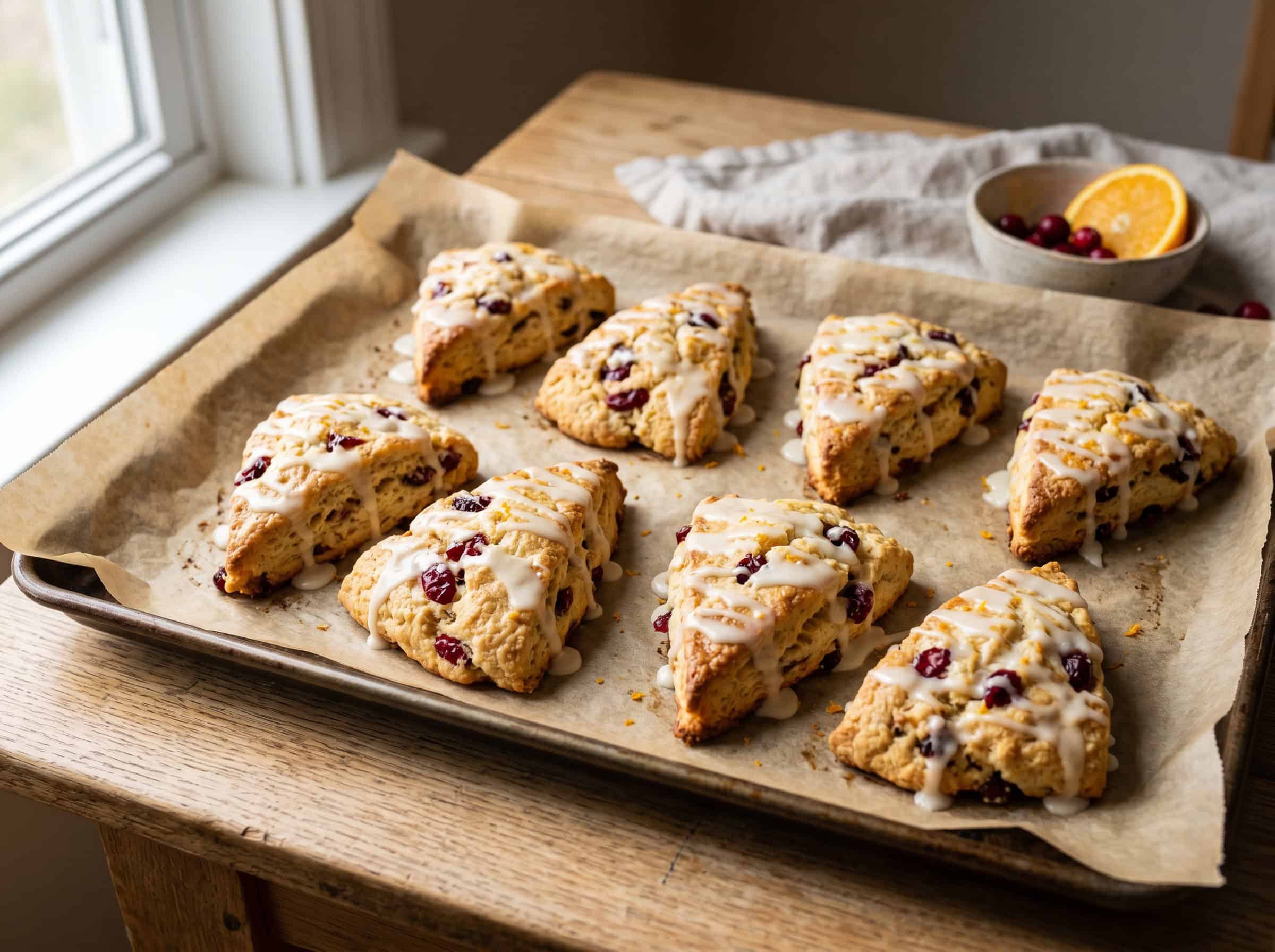Cranberry Orange Scones