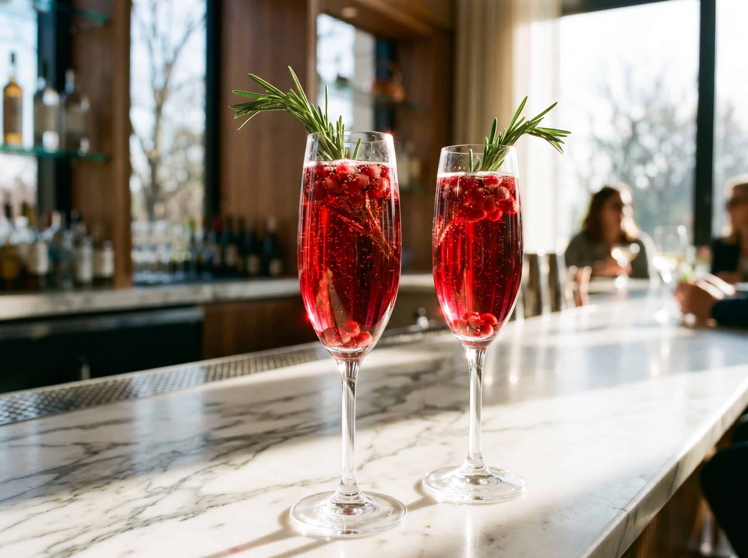Sparkling Pomegranate Mimosa