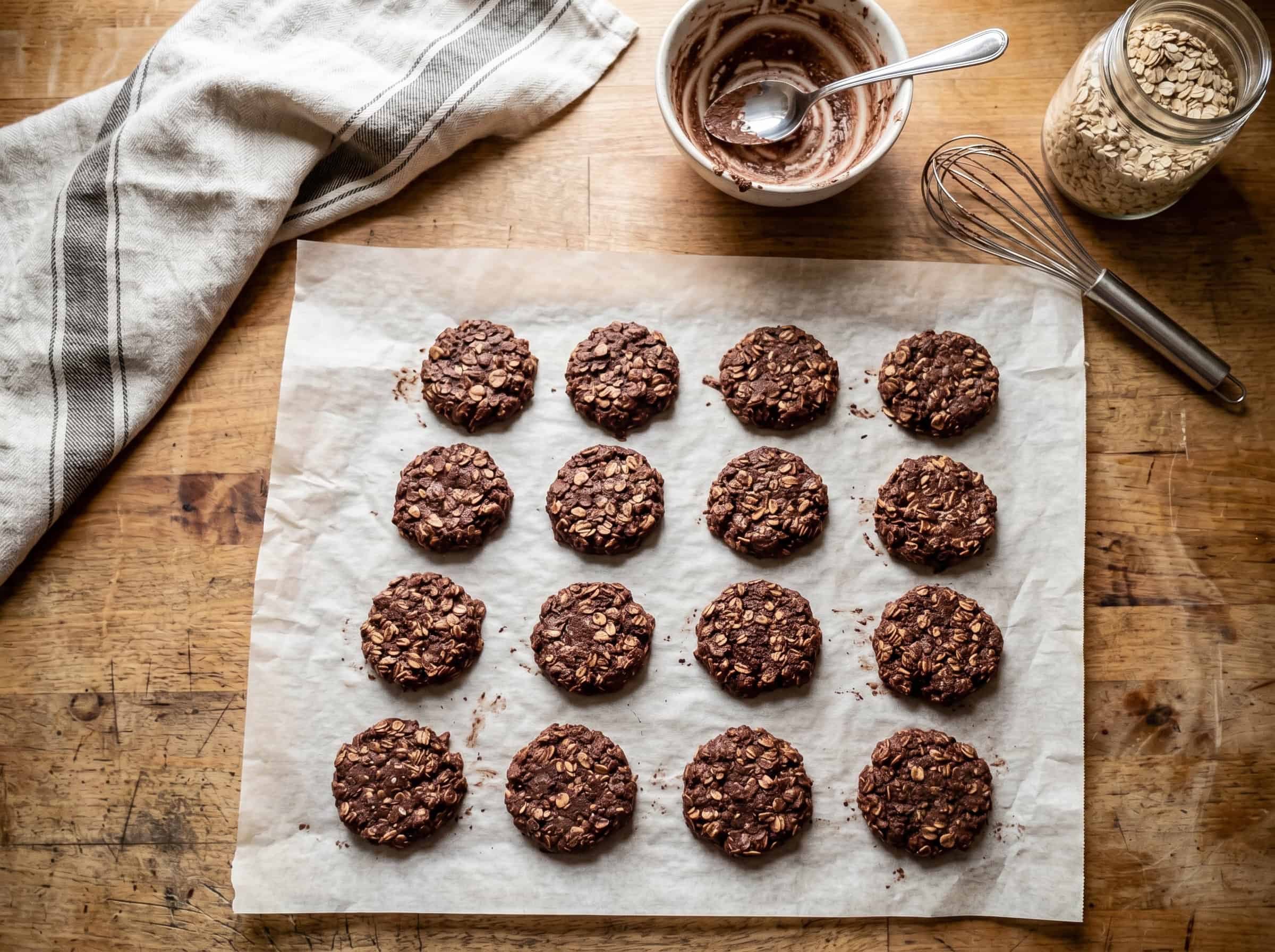 No-Bake Chocolate Oatmeal Cookies
