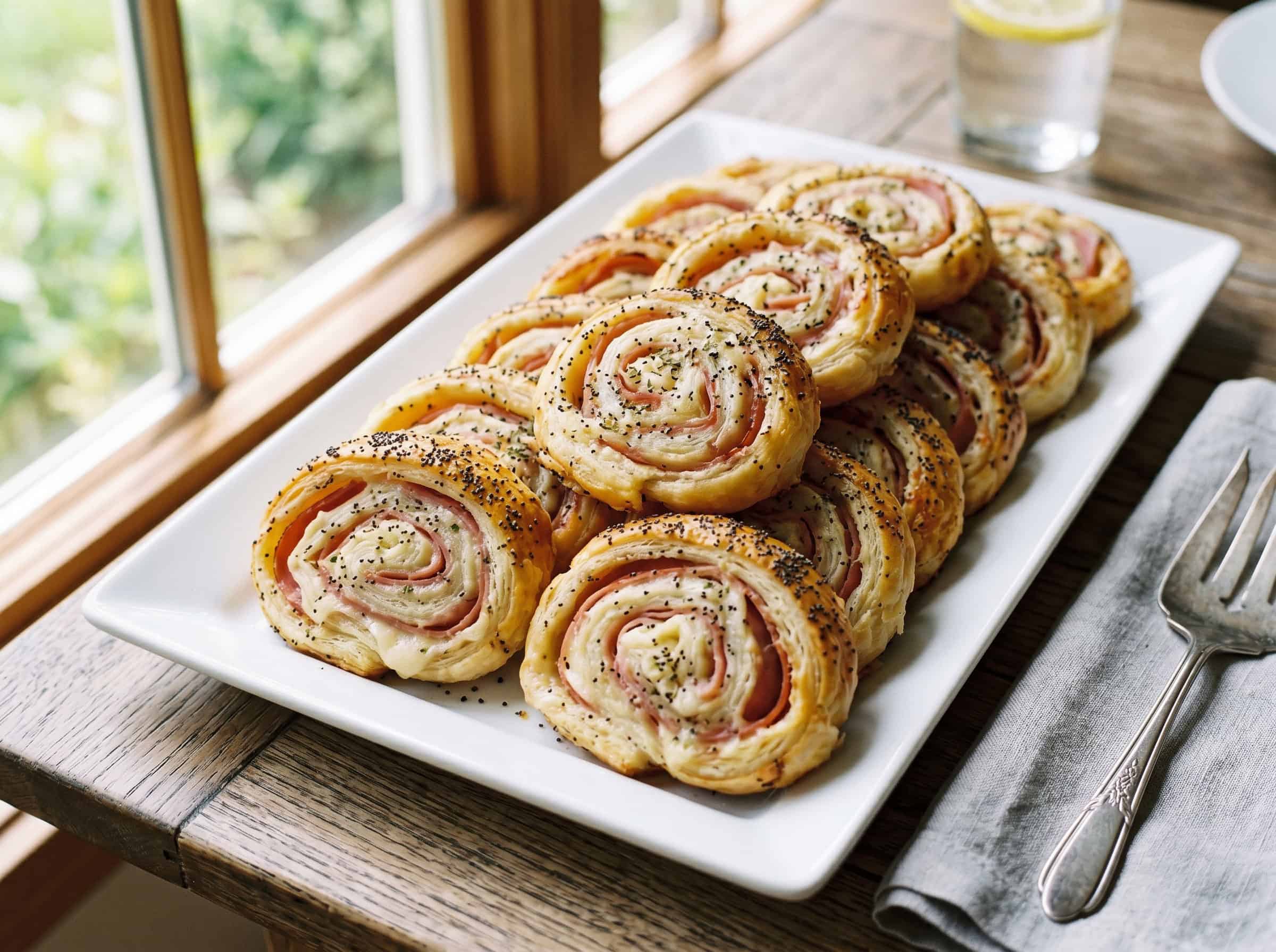 Ham and Swiss Pinwheels