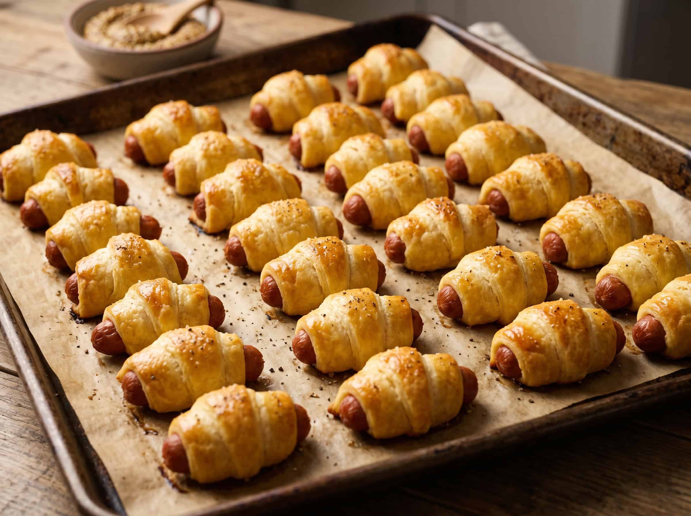 Mini Sausage Crescent Wraps