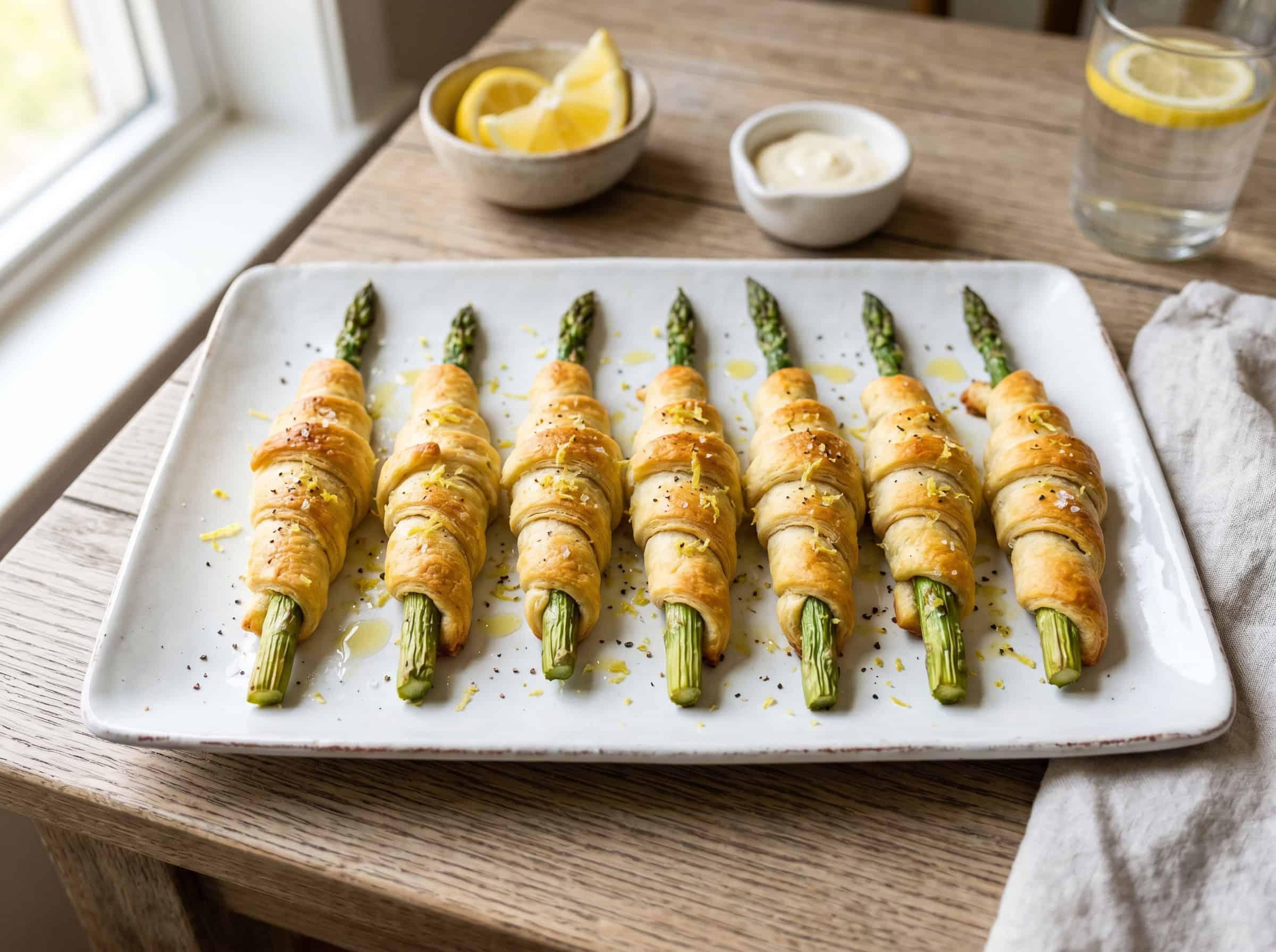 Crescent-Wrapped Asparagus Spears