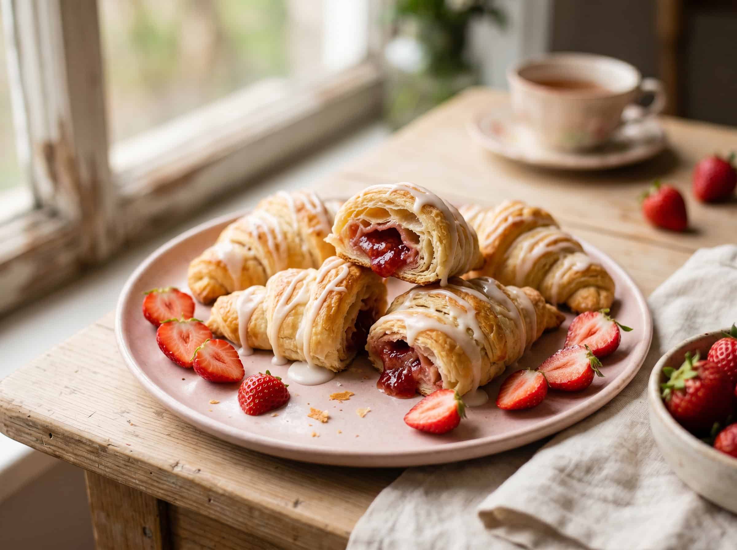 Strawberry Cream Cheese Crescent Rolls