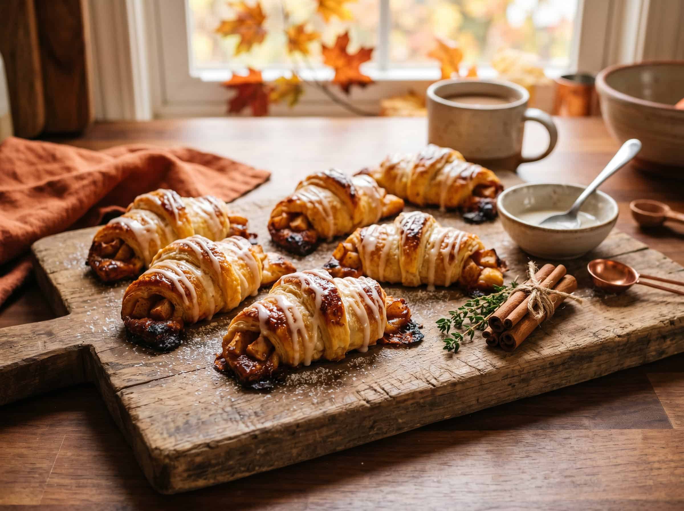Cinnamon Apple Crescent Rolls