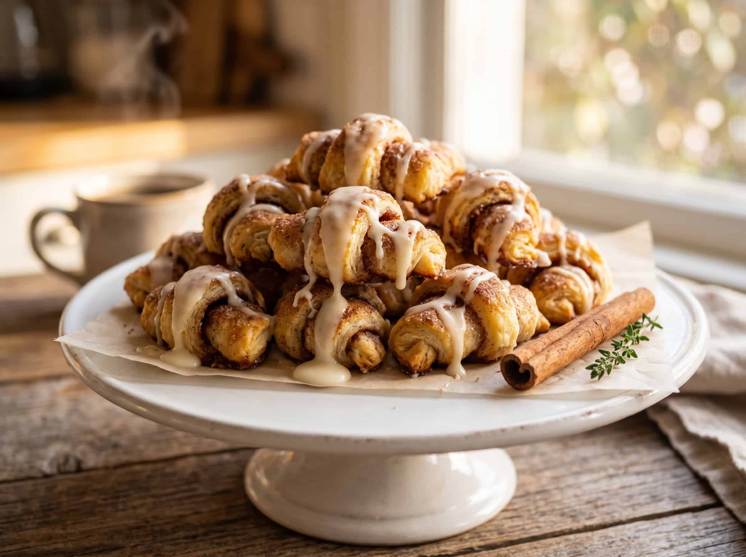 Crescent Roll Cinnamon Roll Bites