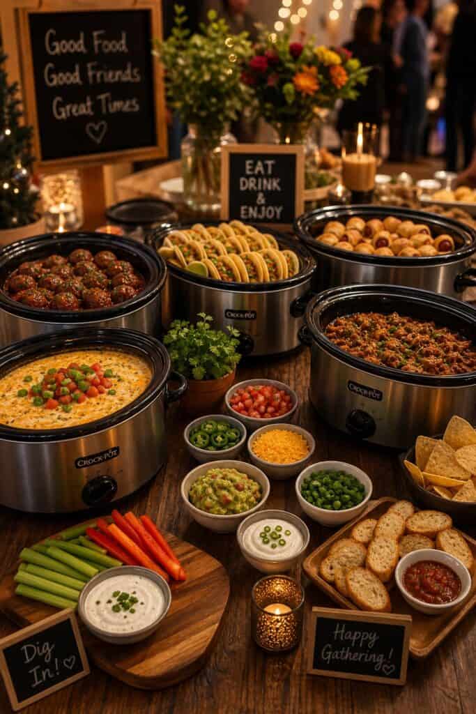 20 Crock Pot Appetizers for Easy Parties